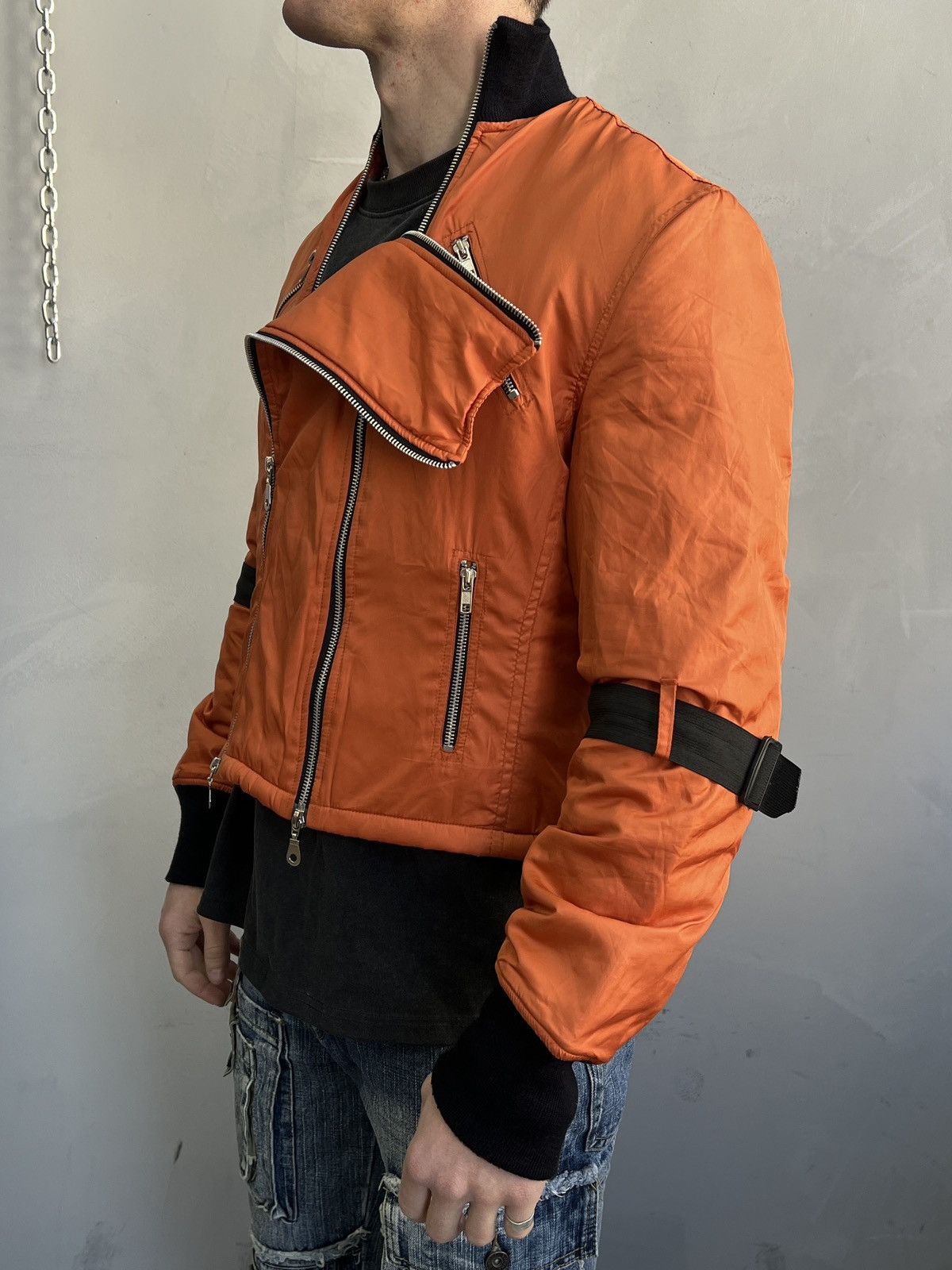 Japanese Brand Bondage moto jacket helmut lang style archive opium y2k Size US M / EU 48-50 / 2 - 3 Thumbnail