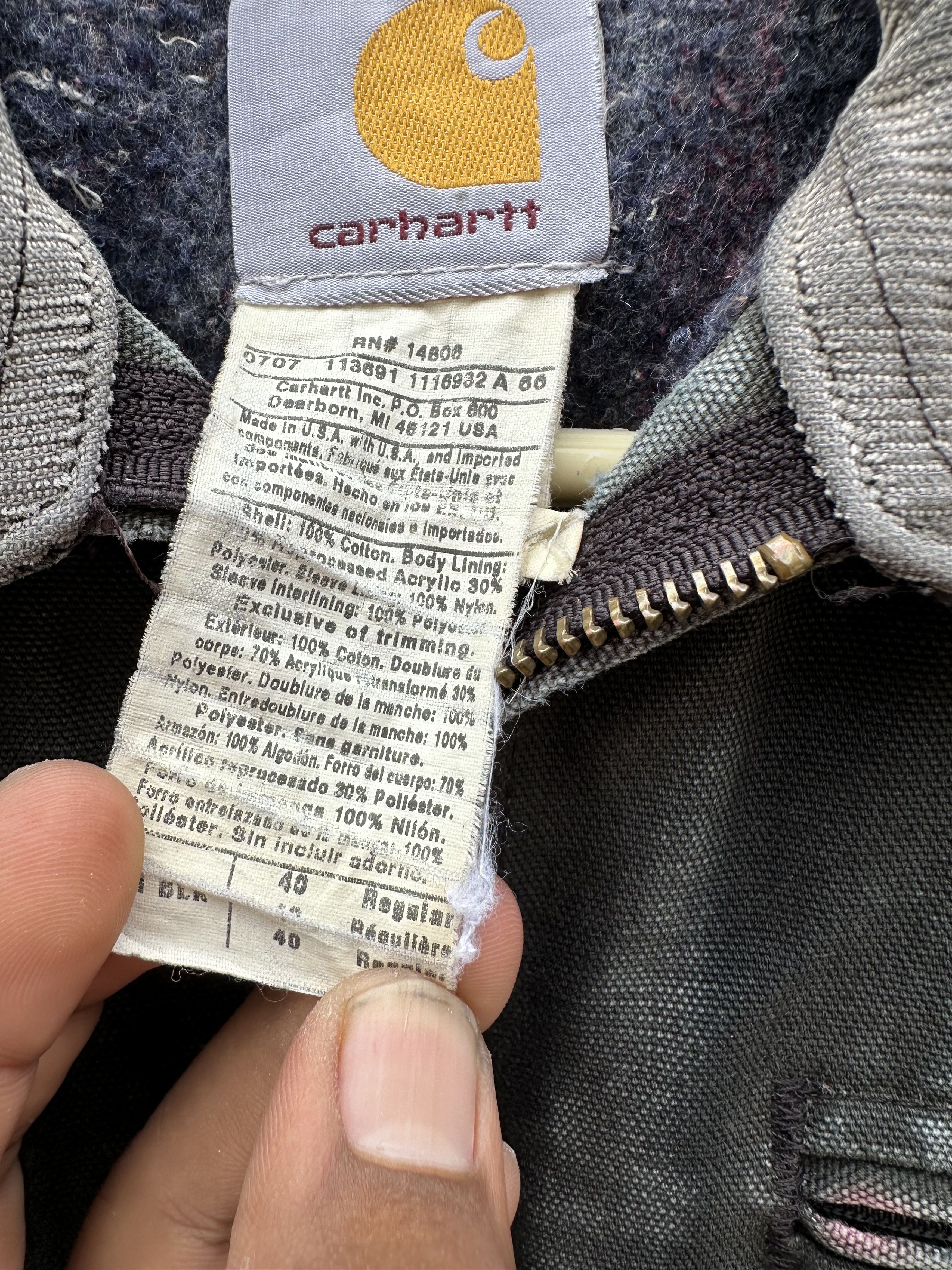 Carhartt Vintage Carhartt Detroit Jacket – Made in USA 40 Regular Size US M / EU 48-50 / 2 - 5 Thumbnail