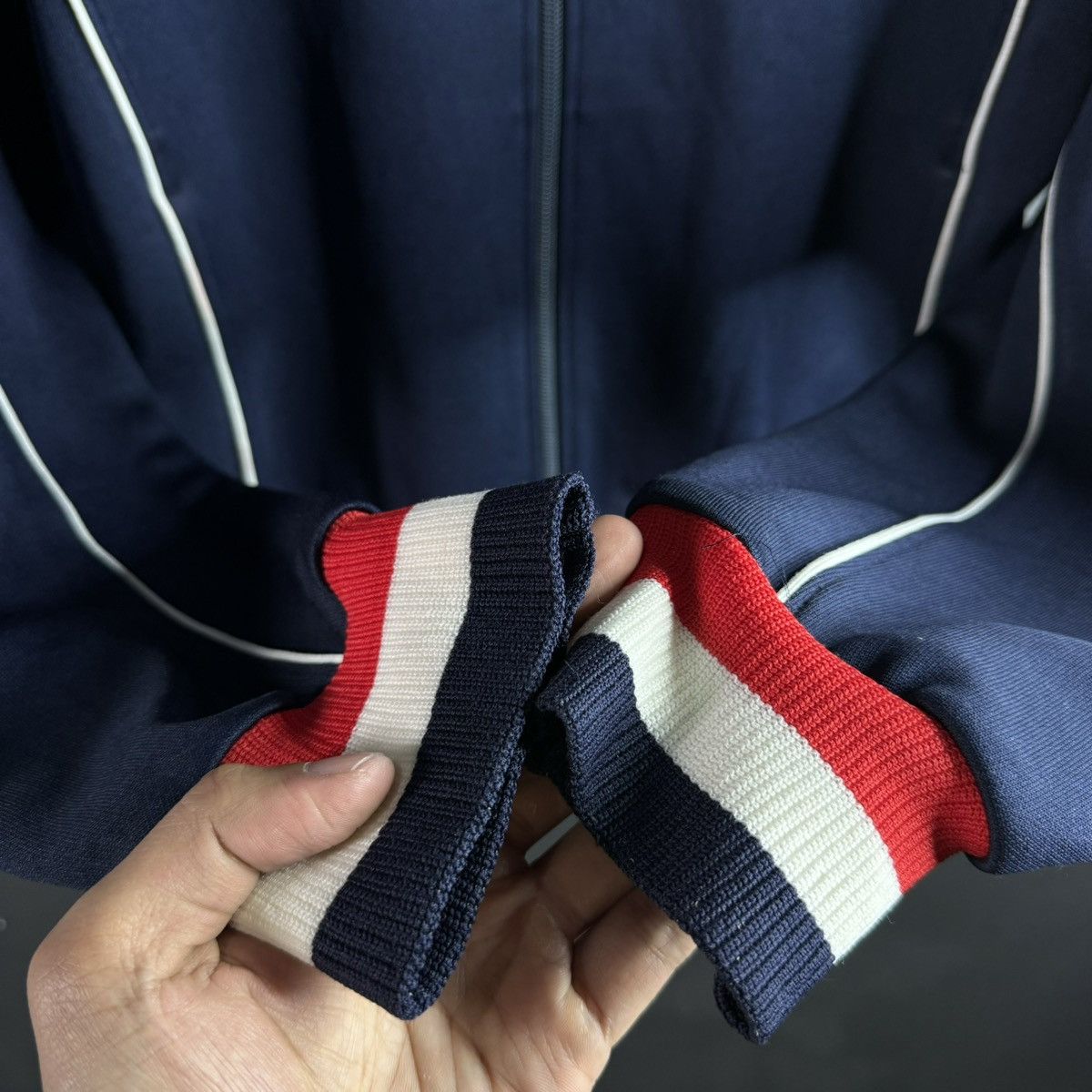 Le Coq Sportif Vintage LE COQ SPORTIF Rooster Logo Zip Up Sweater Size M / US 6-8 / IT 42-44 - 4 Thumbnail