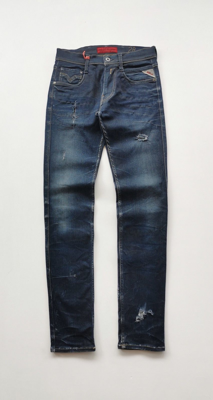 Replay Replay Anbass Skinny Distressed Jeans Size US 28 / EU 44 - 1 Thumbnail