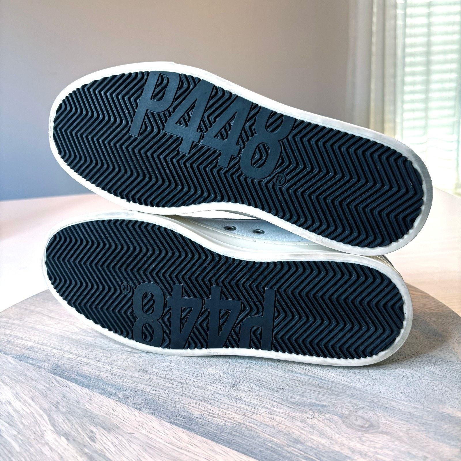 P448 P448 Jack White Leather Sneakers Animal Print Italy Size 8 Size US 8 / IT 38 - 10 Thumbnail