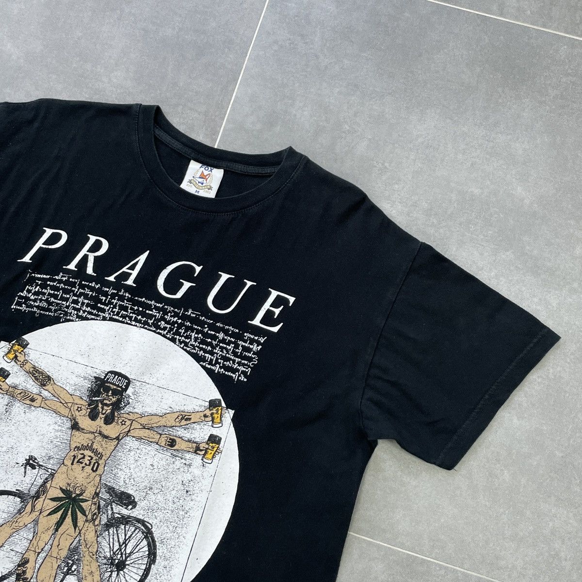 Fox Racing × Vintage Vintage FOX Prague Universal Party City T-Shirt Size M Size US M / EU 48-50 / 2 - 6 Thumbnail