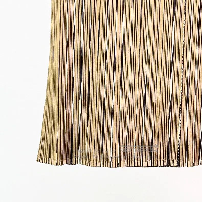 Issey Miyake Issey Miyake Brown Midi Skirt Size 25" / US 0 / IT 36 - 4 Thumbnail