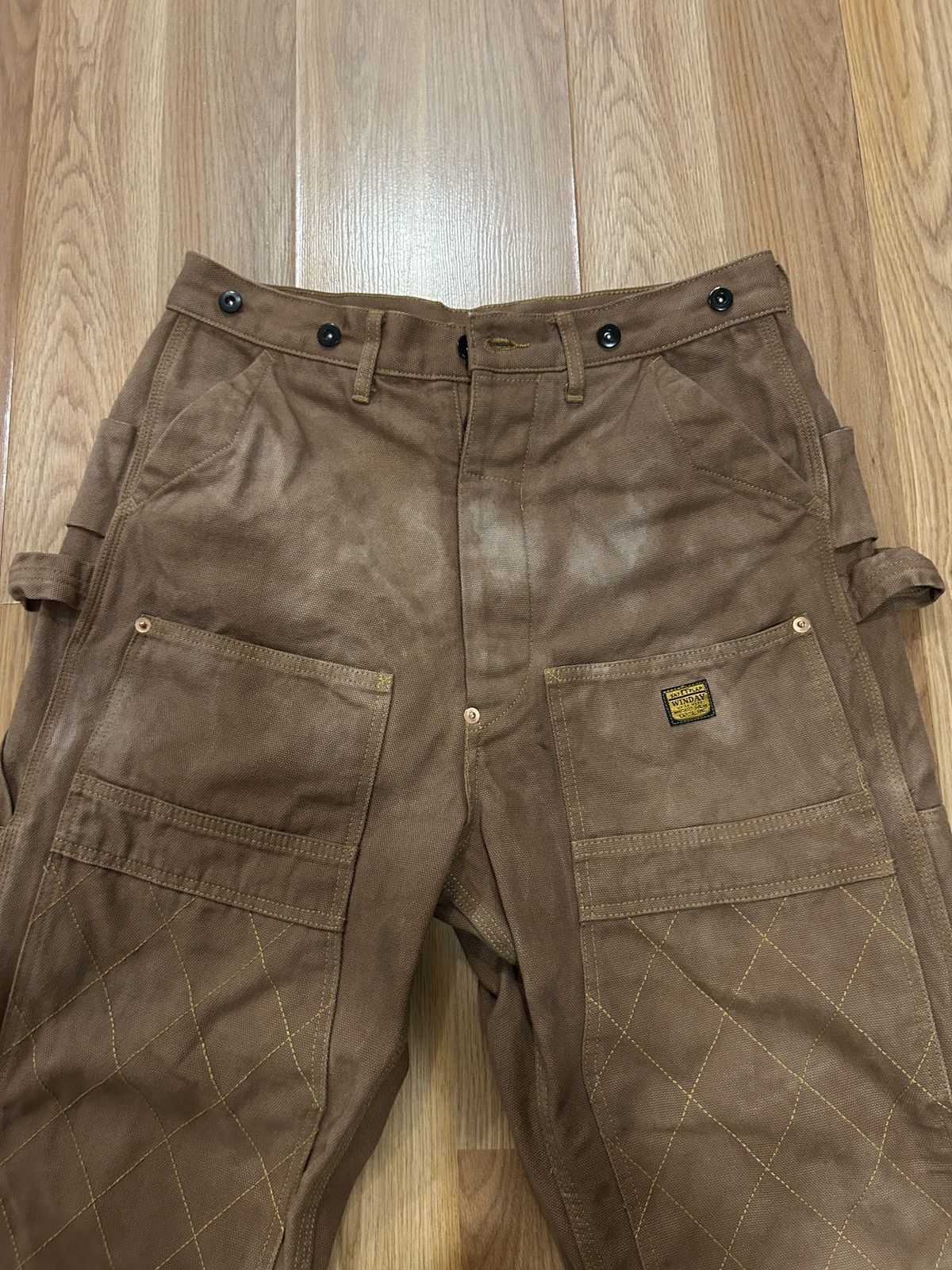 Kapital Kapital distressed canvas lumber pant Size US 31 - 3 Thumbnail