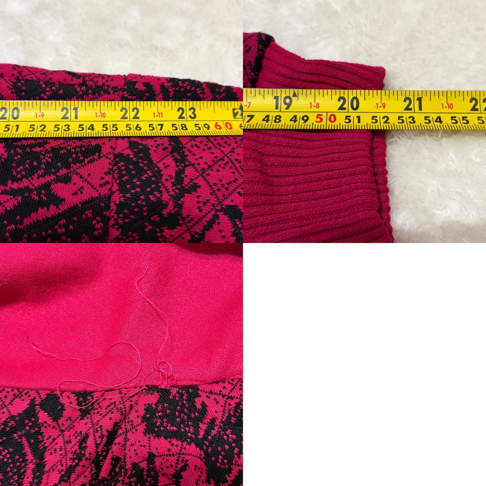Pinko VTG Rebecca Stessens Cardigan Women Small Pink Sweater Button Front Made in USA Size S / US 4 / IT 40 - 8 Thumbnail