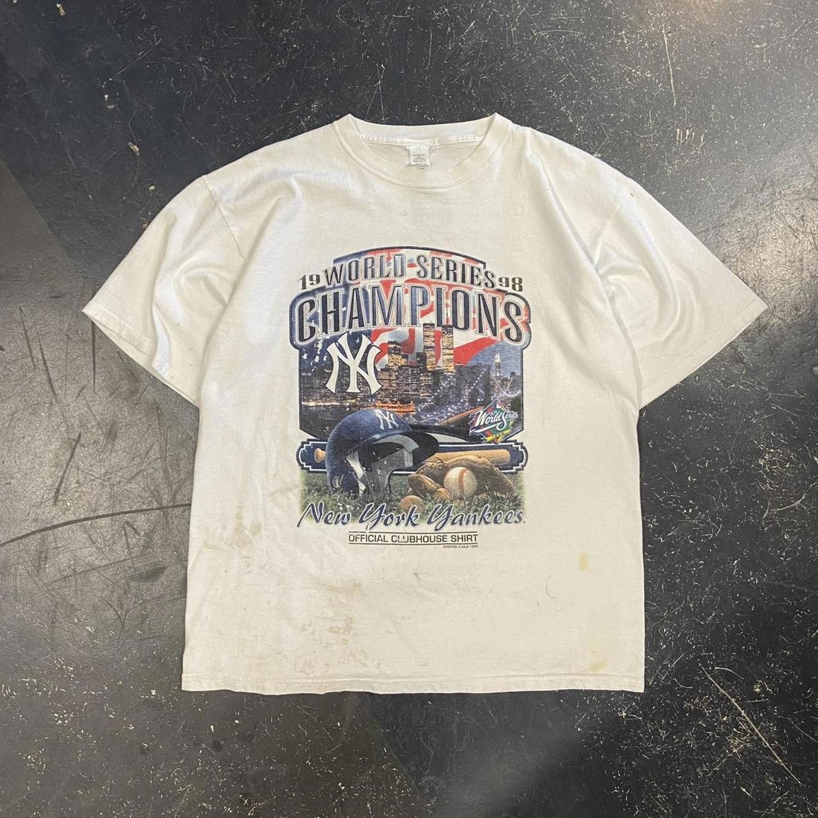 Starter Vintage 1998 Starter New York Yankees Championship Tee Size US XL / EU 56 / 4 - 1 Thumbnail