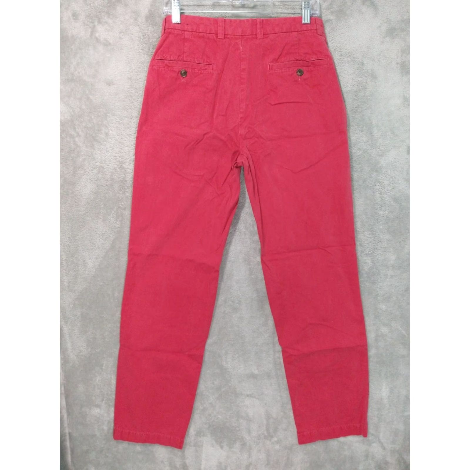 Brooks Brothers Brooks Brothers Pants Mens 31x32 Pink Cotton Chino Straight Leg Low Rise City Preppy Size US 31 - 2 Thumbnail