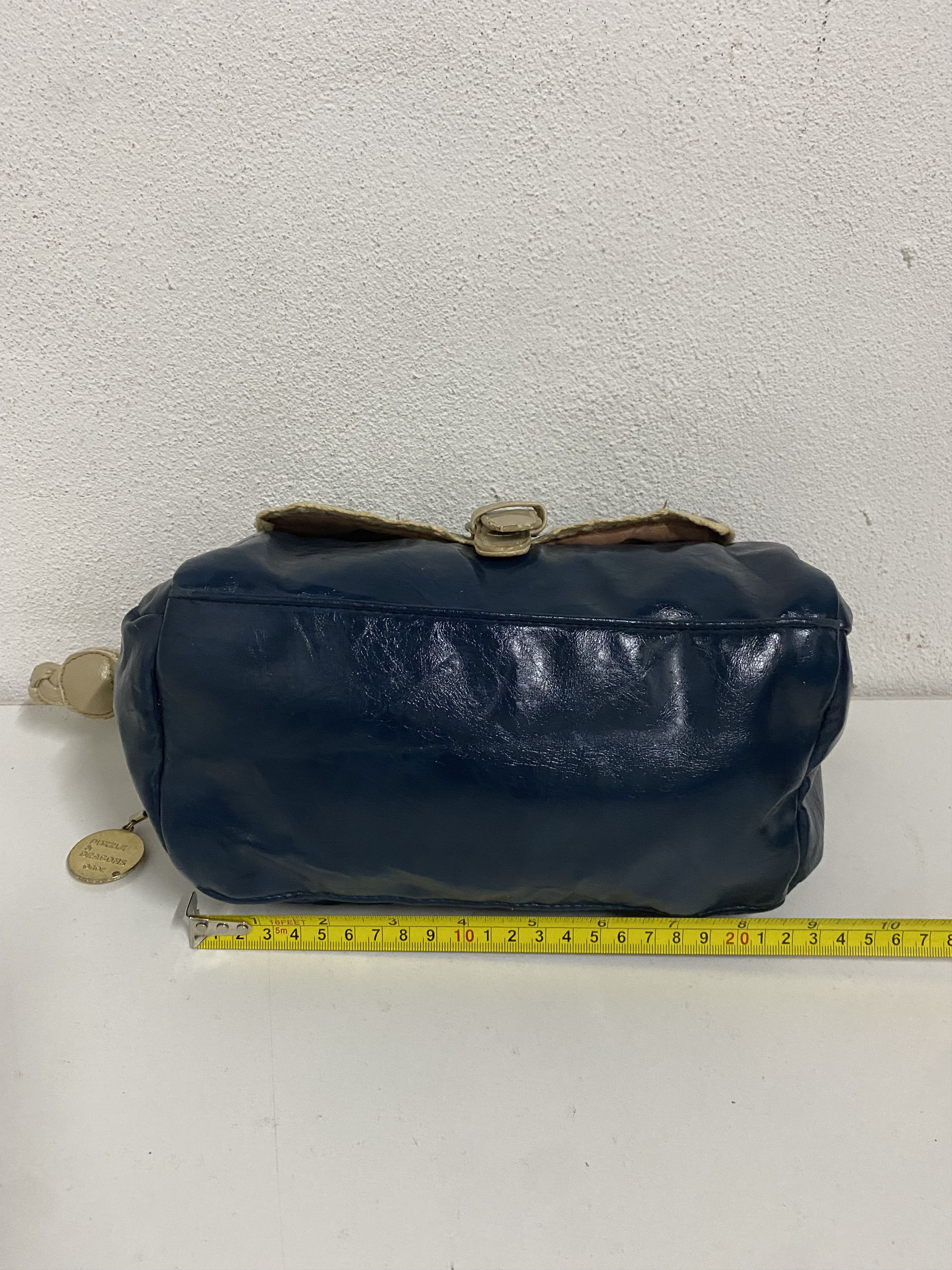 Leather Vintage Shoulder Leather Bag Size ONE SIZE - 6 Thumbnail