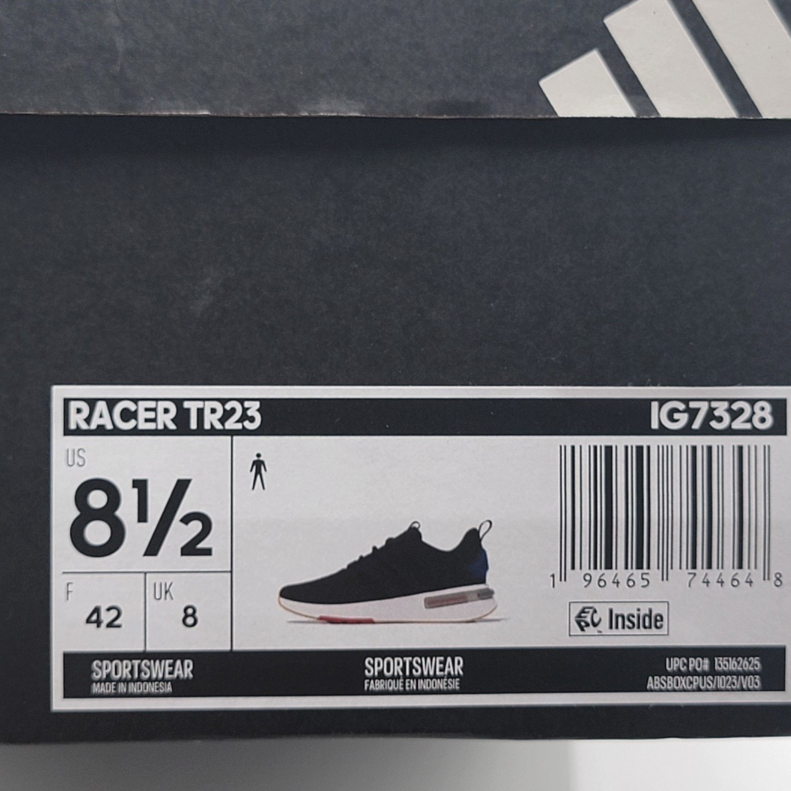 Adidas adidas Racer TR23 Men's IG7328 Carbon/Black/Blue 8.5 US Size US 8.5 / EU 41-42 - 10 Thumbnail