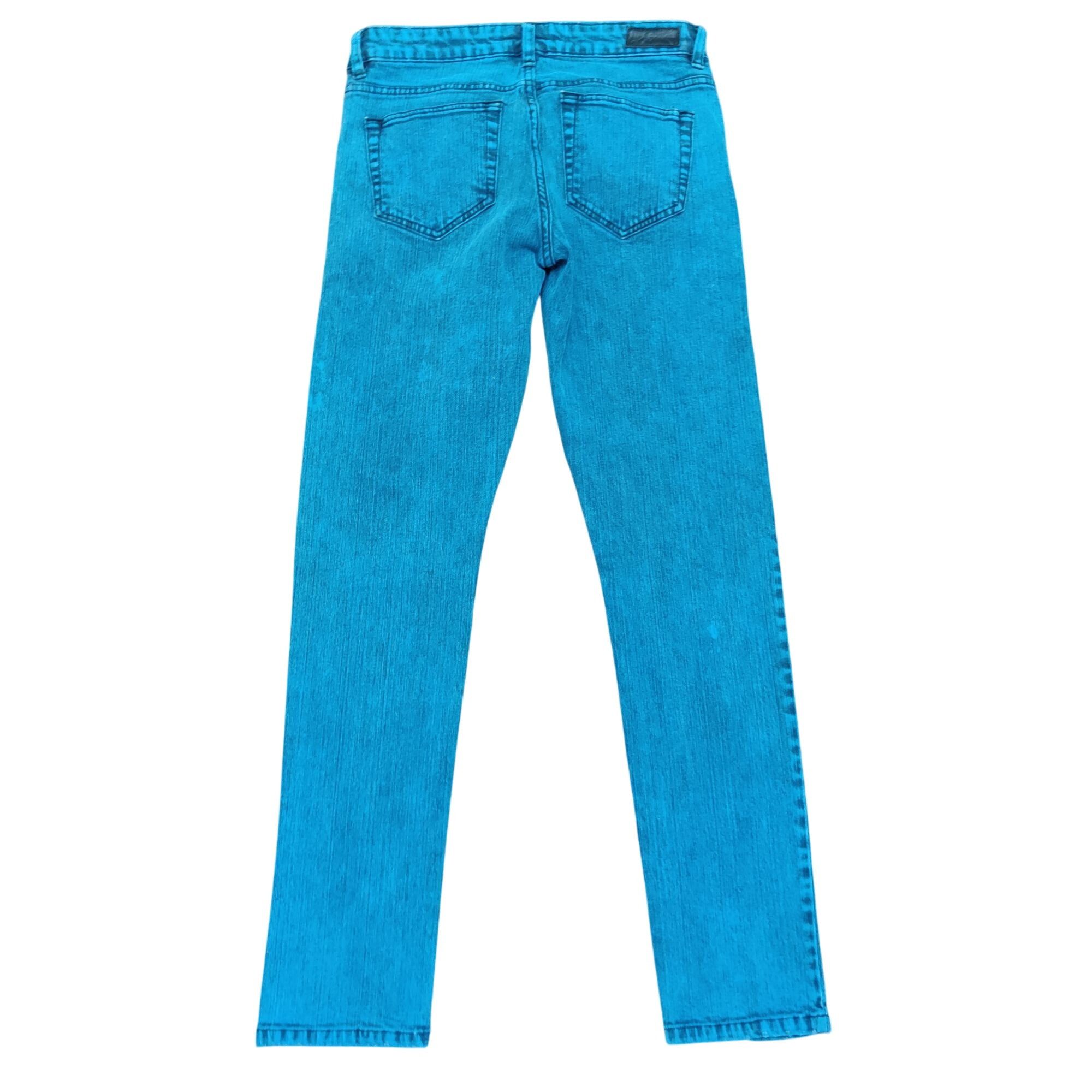 Lip Service Lip Service Juniors Jeans Denim Skinny Jeans Turquoise Blue Size 31" - 2 Thumbnail