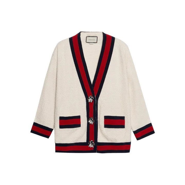 Gucci Gucci Colorblock Tweed Jacket for Women-2507 Size XS / US 0-2 / IT 36-38 - 7 Thumbnail