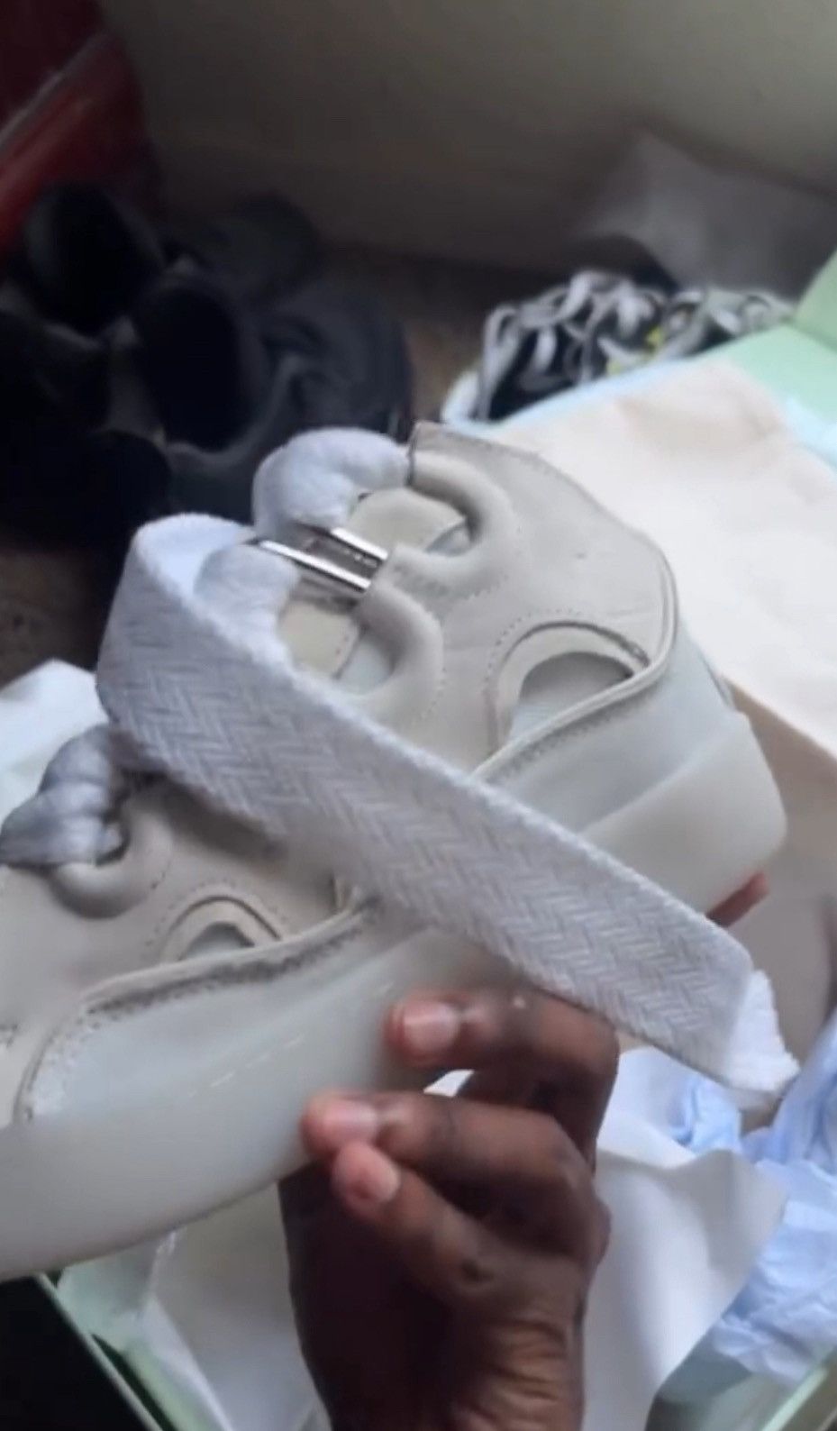 Lanvin Lanvin cream and white Size US 5.5 / EU 38 - 6 Thumbnail