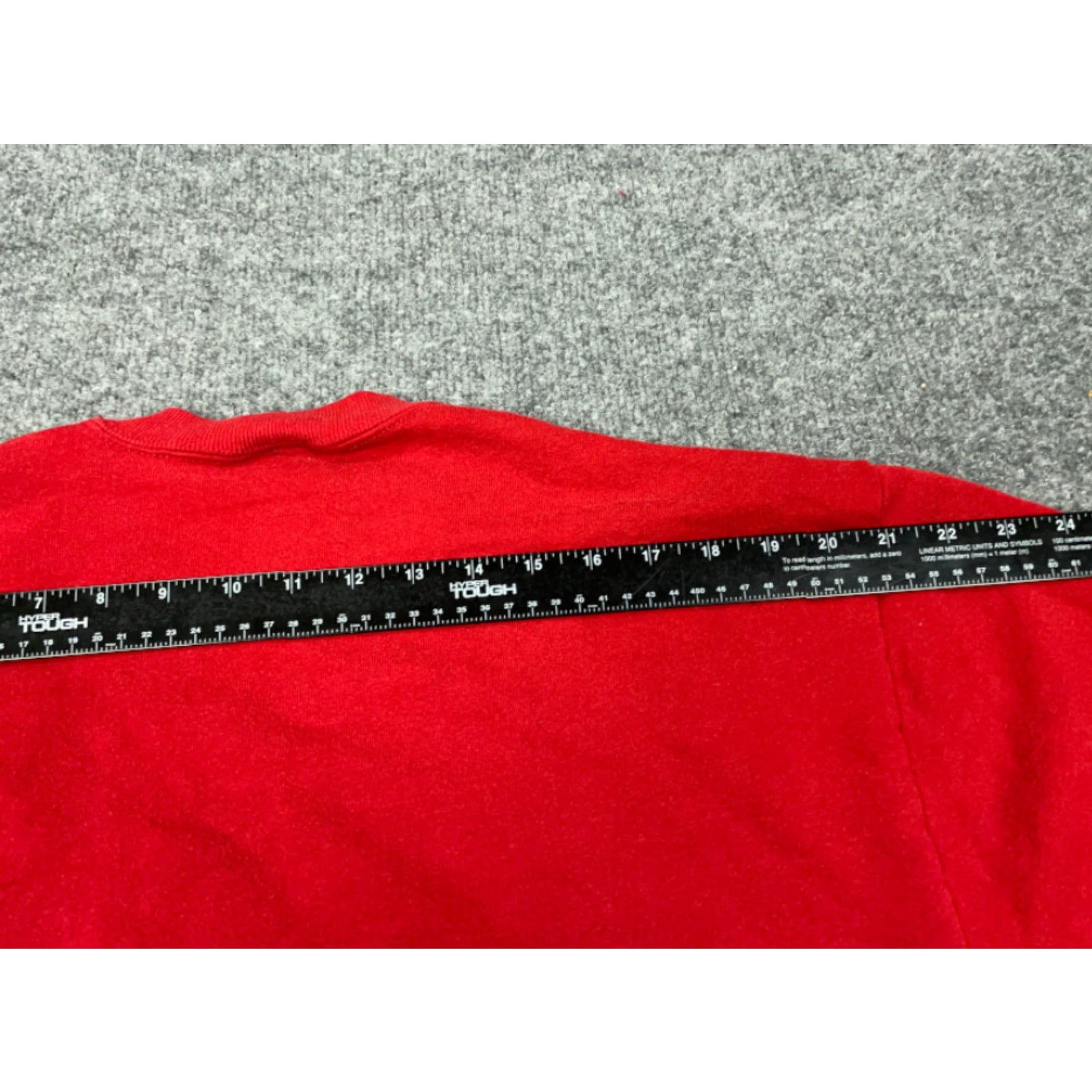 Jerzees VINTAGE Jerzees Christmas Jesus Reason For Season Sweatshirt Adult XL Red Embroidered Size XL / US 12-14 / IT 48-50 - 6 Thumbnail