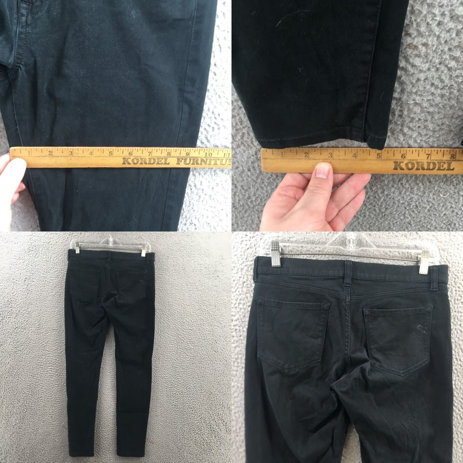 Banana Republic Banana Republic 5-Pocket Skinny Jeans Mens 28/6 Black Zip Fly Button Front Jeans Size US 31 - 8 Thumbnail