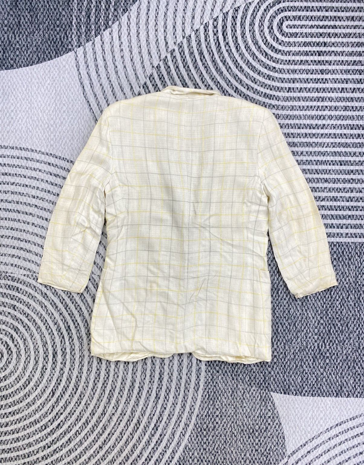 Christian Dior Monsieur Vintage Christian Dior Separates White Plaid Blazer Size US S / EU 44-46 / 1 - 2 Thumbnail