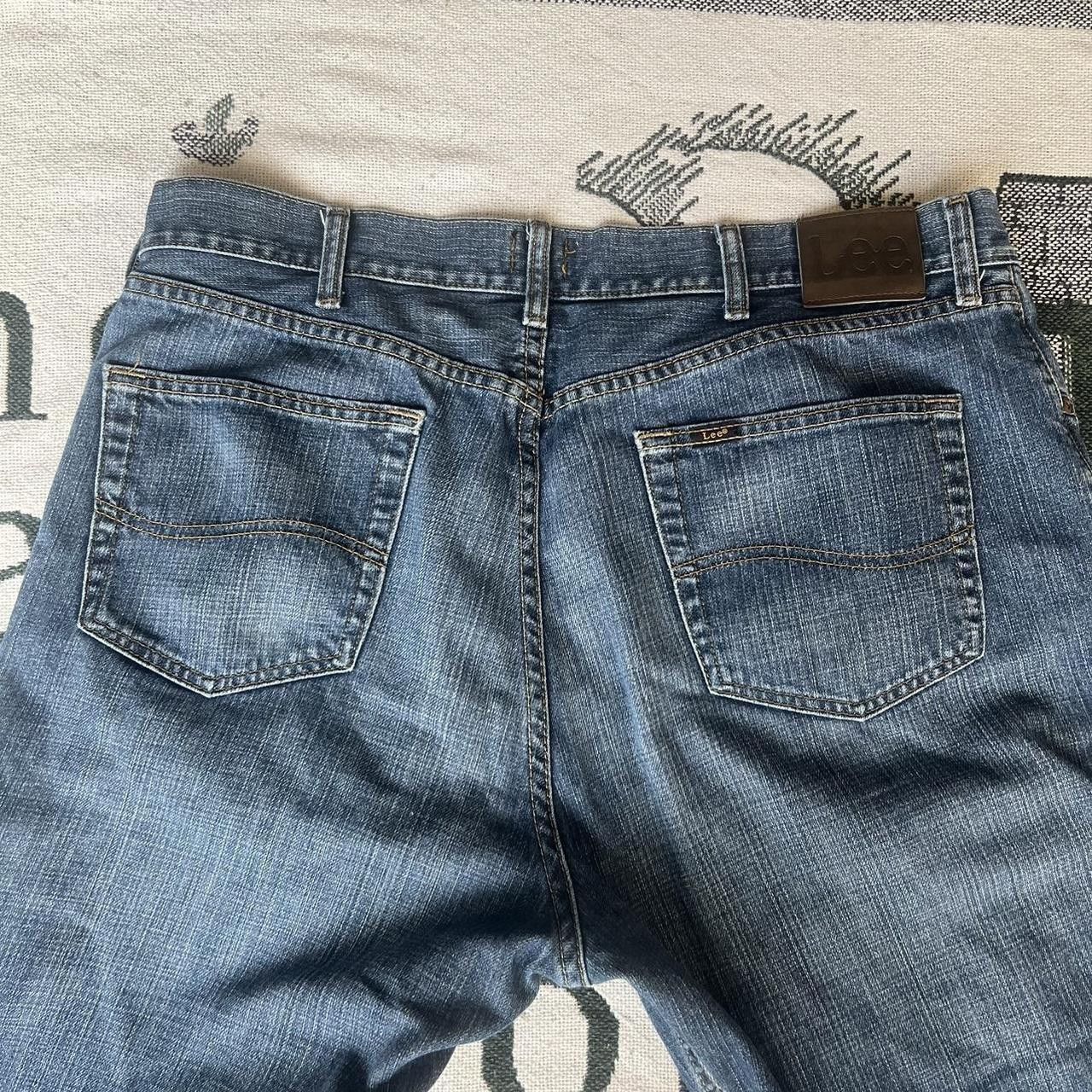 Lee × Vintage Vintage Y2K Super Baggy Dark Wash Workwear denim Jeans Size US 38 / EU 54 - 7 Thumbnail