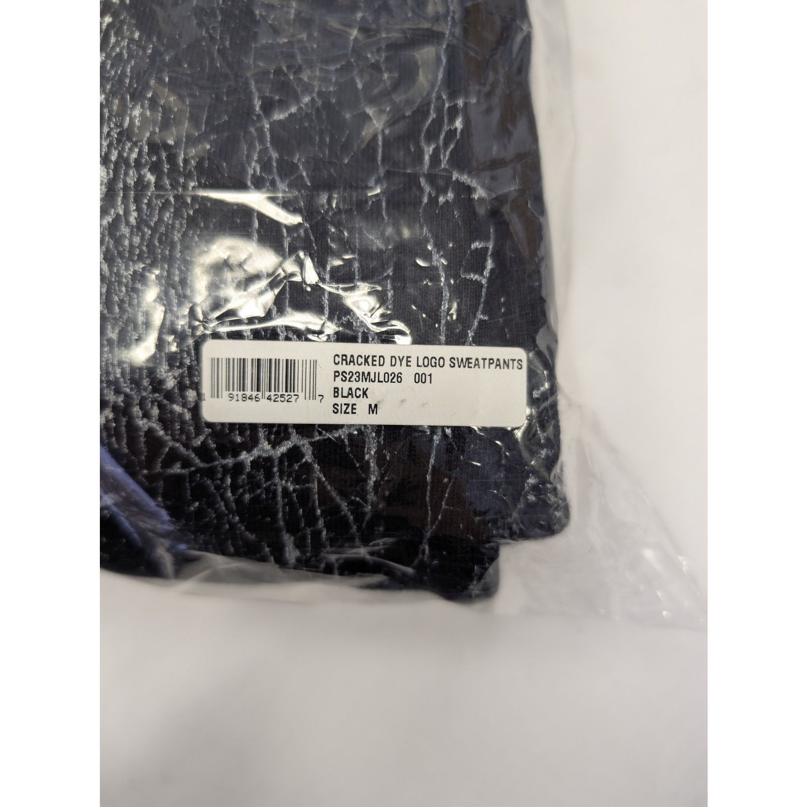 Amiri o1rshd1 Q:3 / Cracked Dye Logo Sweatpants / Joggers in Black Size US 32 / EU 48 - 23 Thumbnail