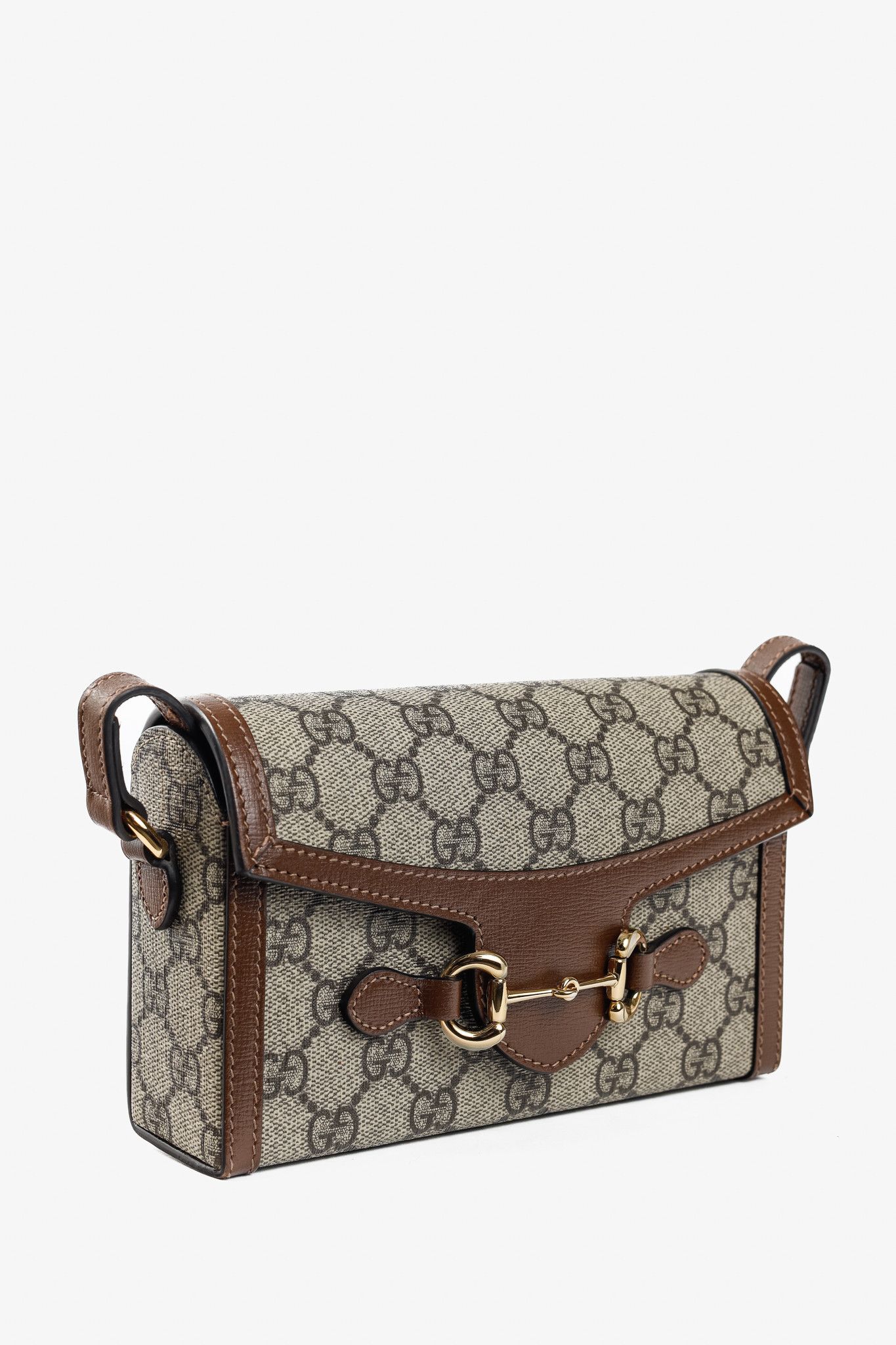 Gucci Gucci "Gucci Horsebit 1955" GG Supreme Mini Bag Size ONE SIZE - 2 Thumbnail