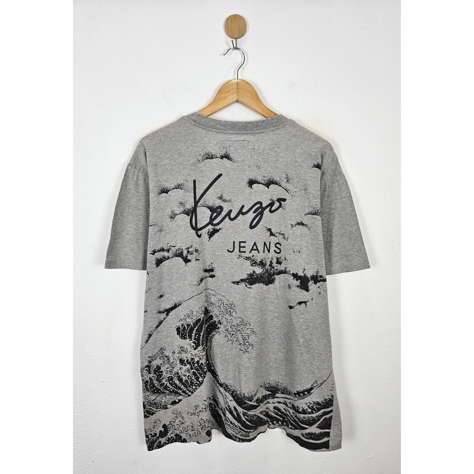 Kenzo Vintage Kenzo Jeans Wave Shirt Size US L / EU 52-54 / 3 - 1 Thumbnail