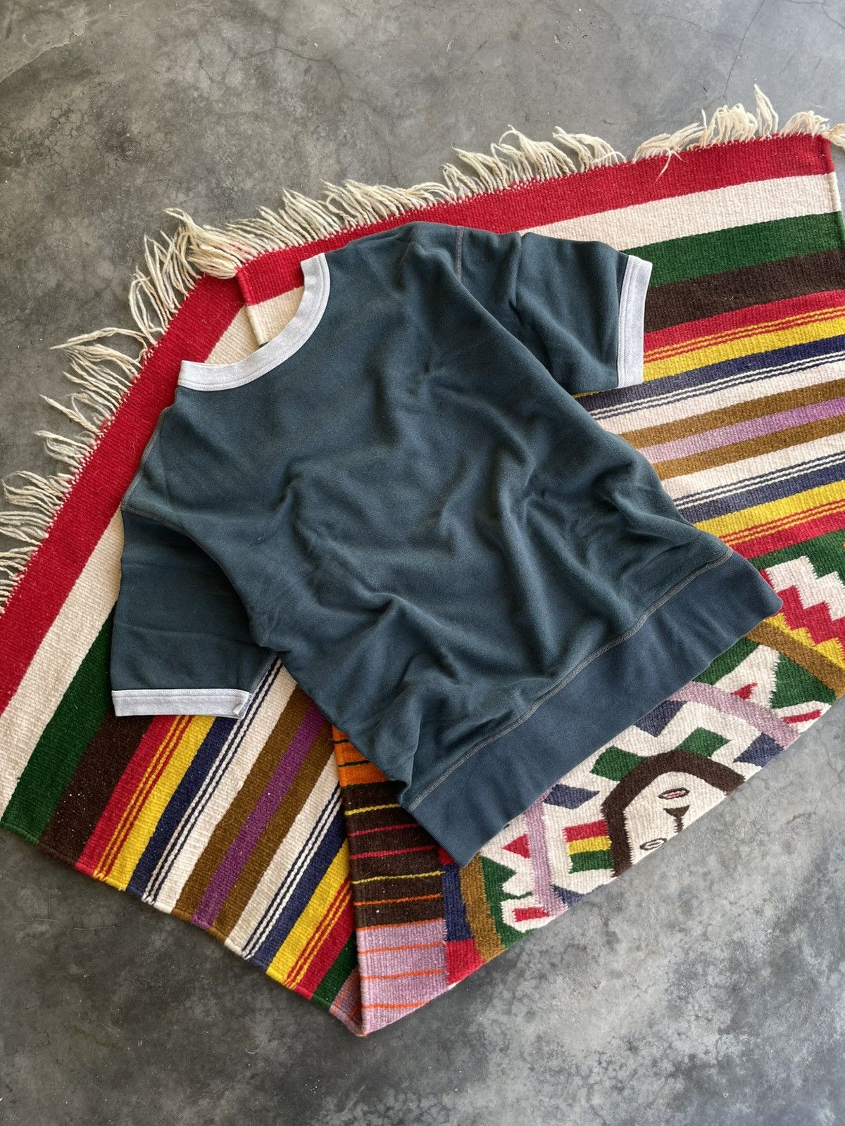 Full Count & Co. Fullcount Short Sleeve Rib Cotton Sweater Size US M / EU 48-50 / 2 - 6 Thumbnail