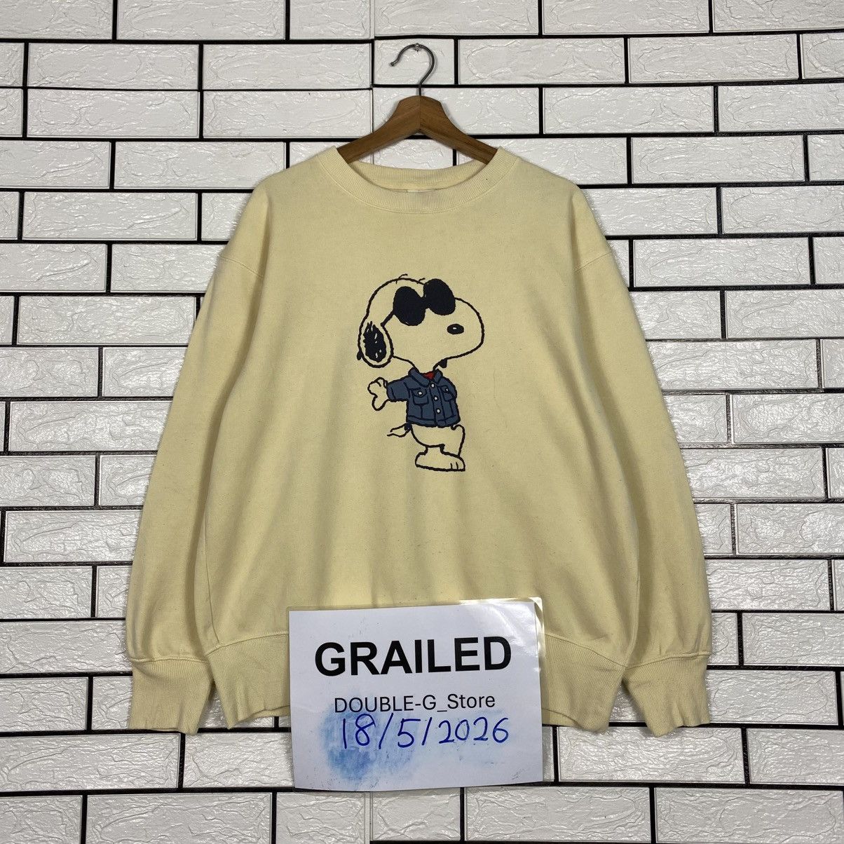 Japanese Brand Vintage Sweatshirt Peanuts Big Logo Size US M / EU 48-50 / 2 - 1 Thumbnail