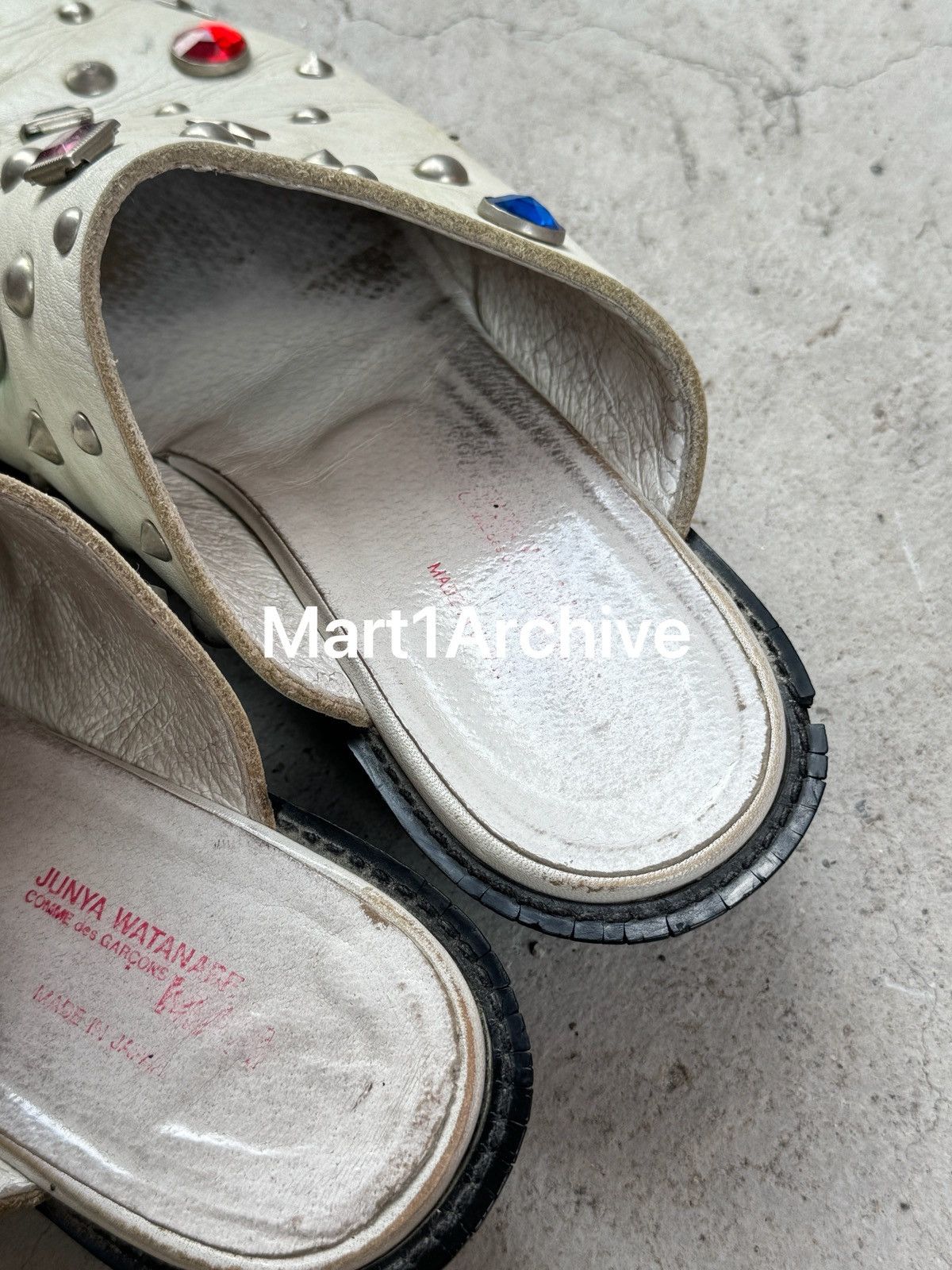 Junya Watanabe Junya Watanabe Comme Des Garçons 03SS Jewel Mule Slippers Size US 10 / EU 43 - 5 Thumbnail