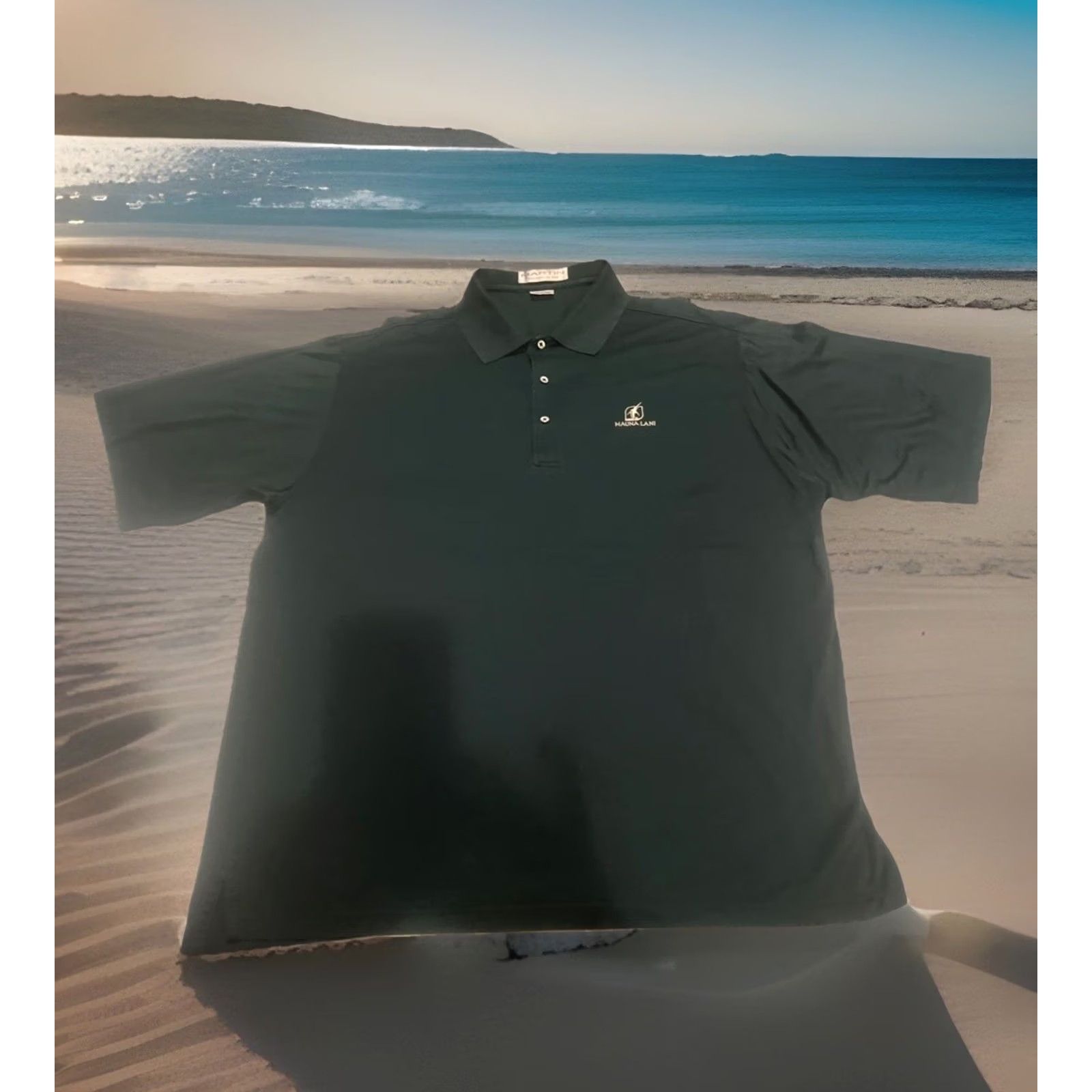 Vintage Mauna Lani Hotel Embroidered Logo Golf Course Polo Shirt 2XL Green PGA Aloha New Size US XXL / EU 58 / 5 - 2 Thumbnail