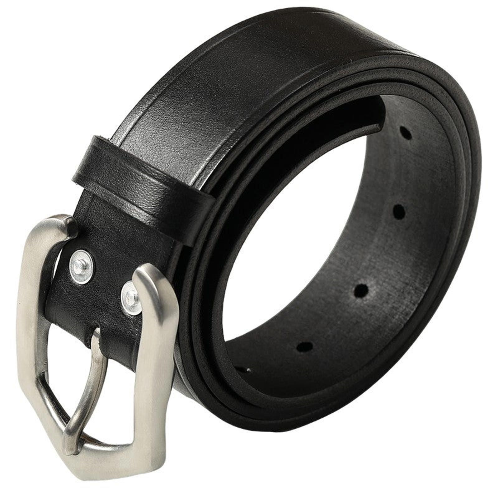 Japanese Brand Retro Veg-Tan Belt – Star Buckle, Frosted Cowhide Size ONE SIZE - 3 Thumbnail