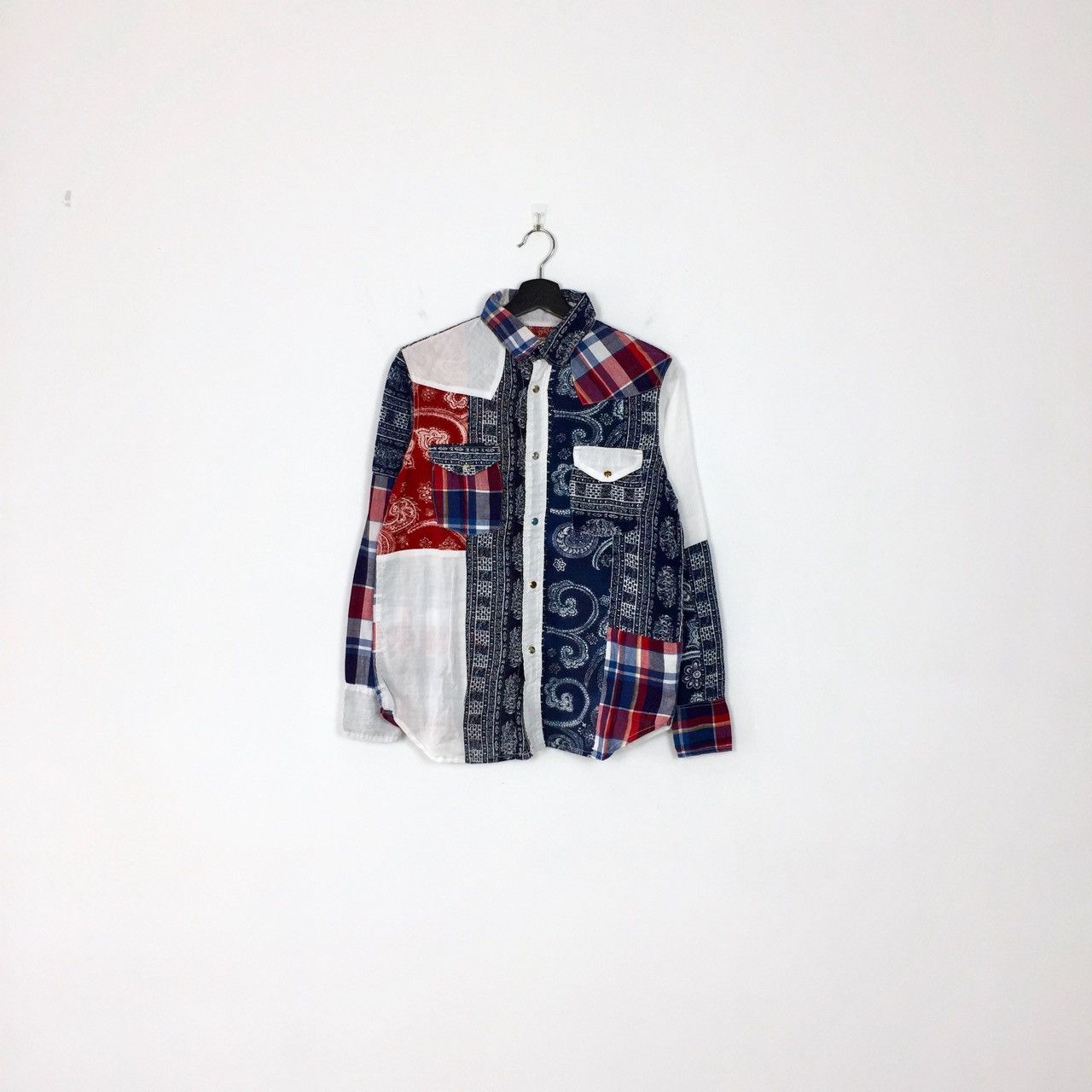 Kapital KAPITAL 2006SS PATCHWORK SHIRT Size US S / EU 44-46 / 1 - 1 Thumbnail