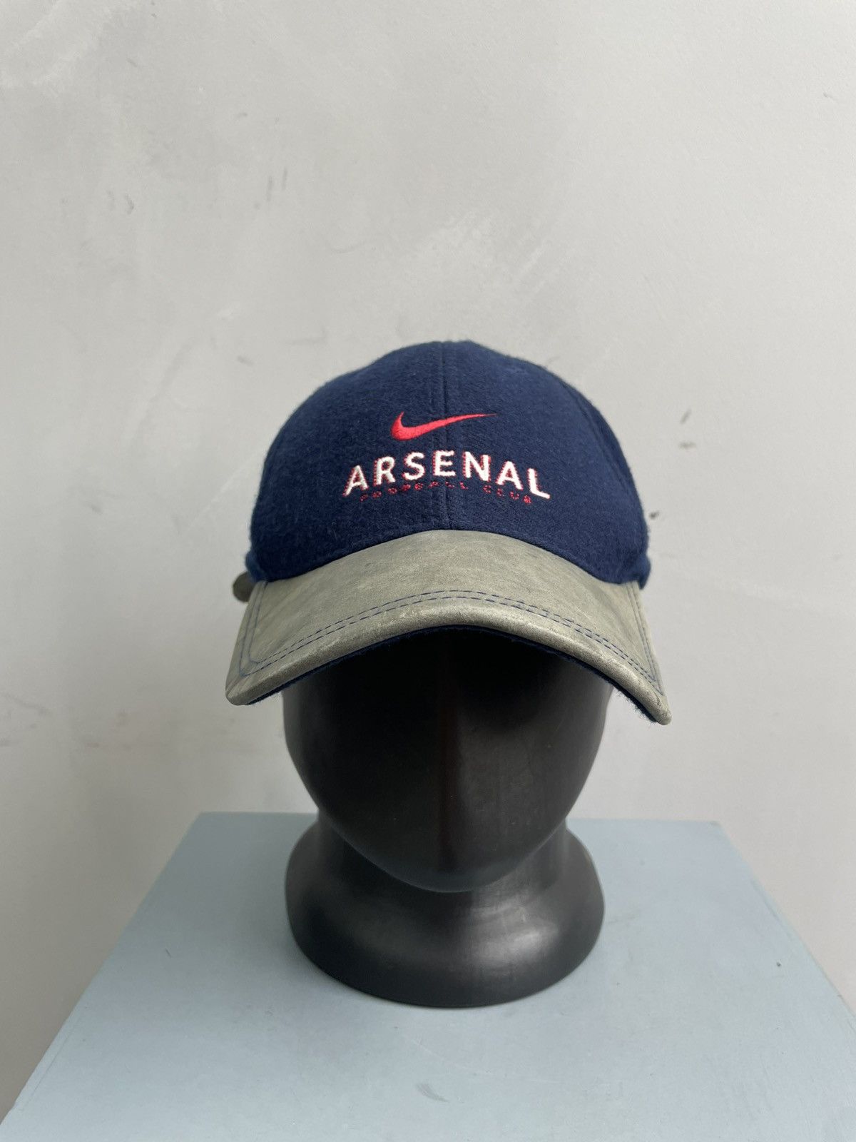Vintage 90s nike Fc arsenal football cap hat