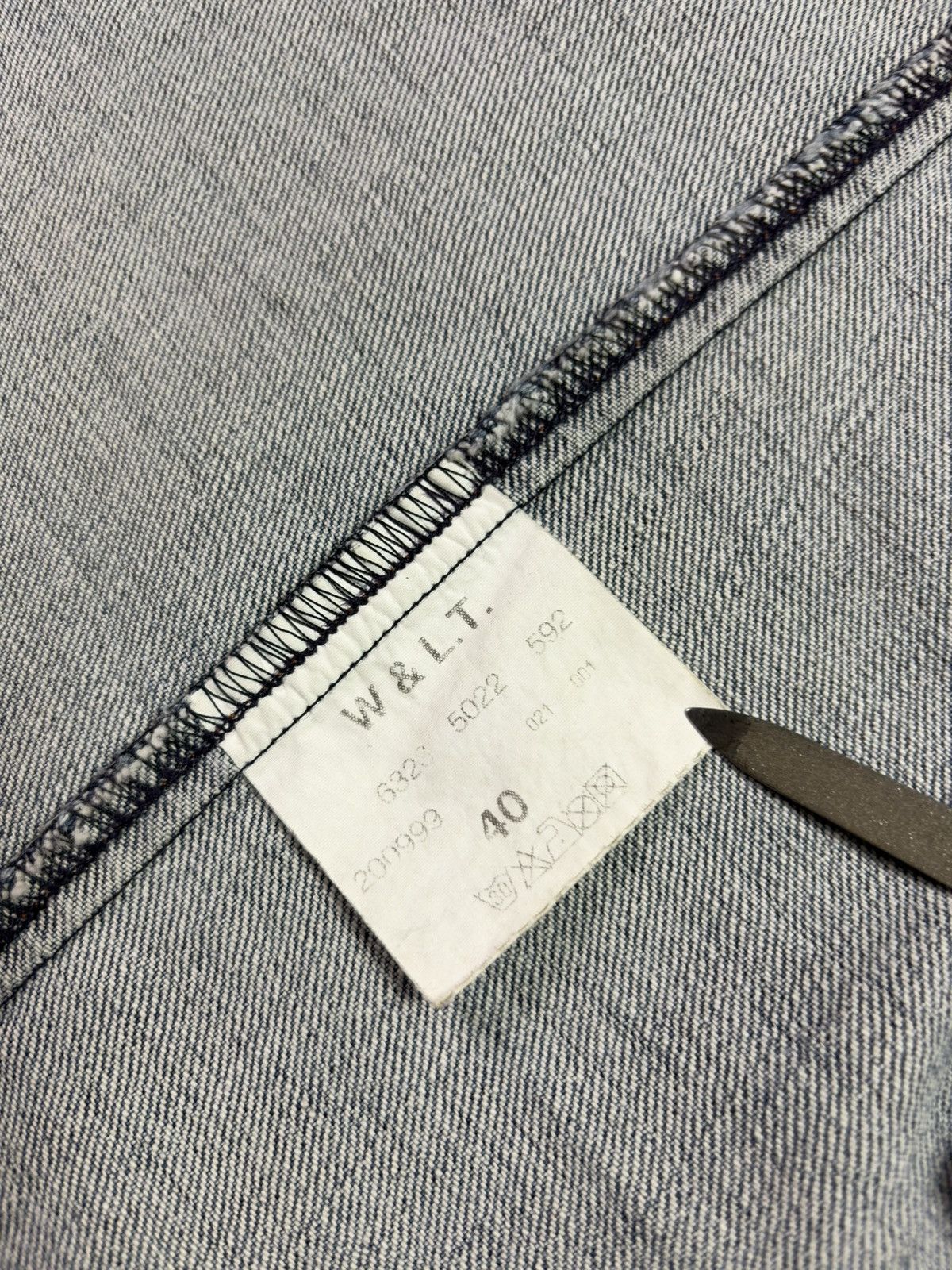 Walter Van Beirendonck W&LT Walter Van Beirendonck Deconstructed Jeans Blazer S M Size US M / EU 48-50 / 2 - 13 Thumbnail