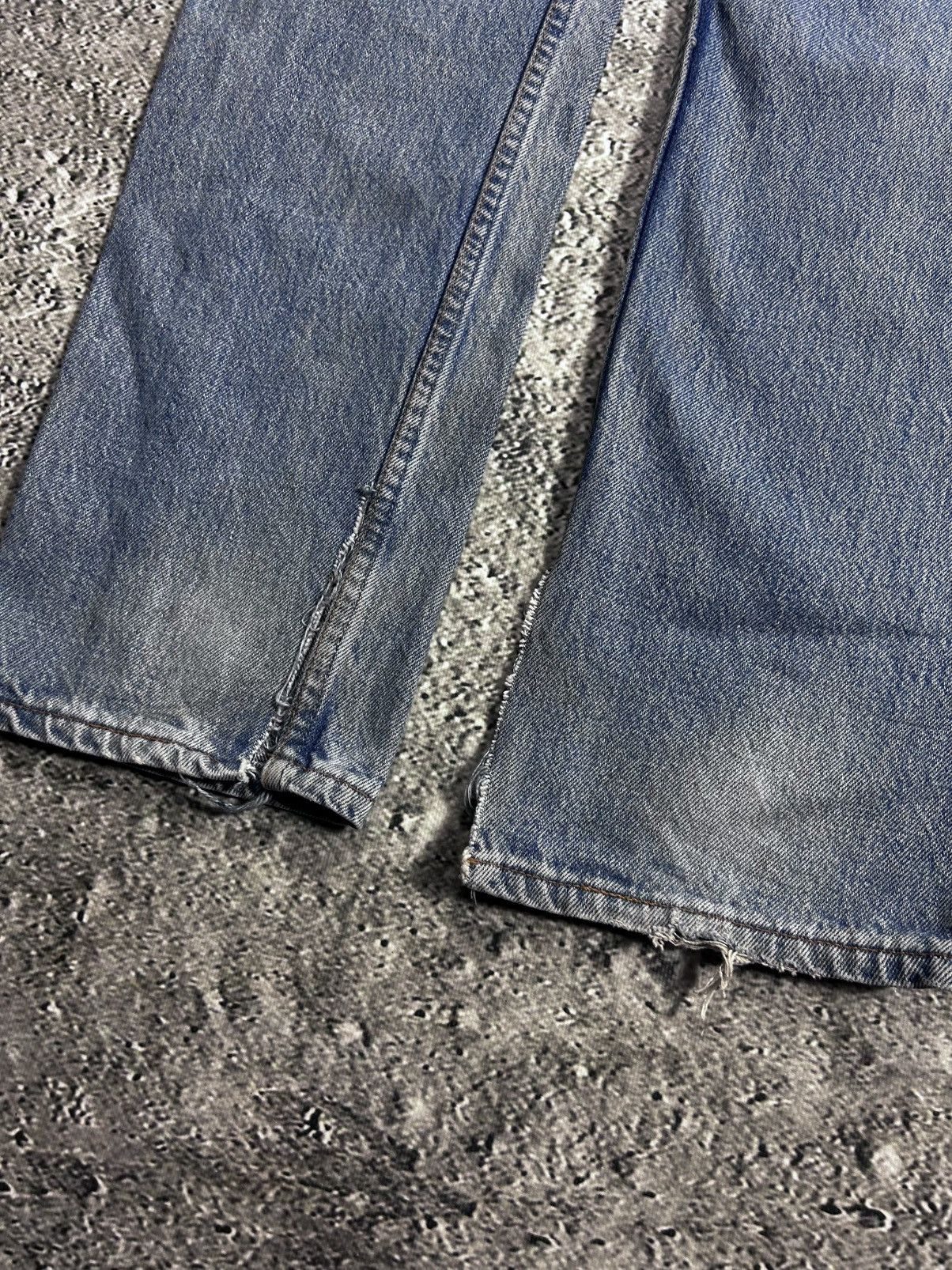 Levi's × Vintage Levi’s 501 jeans made in USA vintage 90s baby blue denim Size 29" - 4 Thumbnail