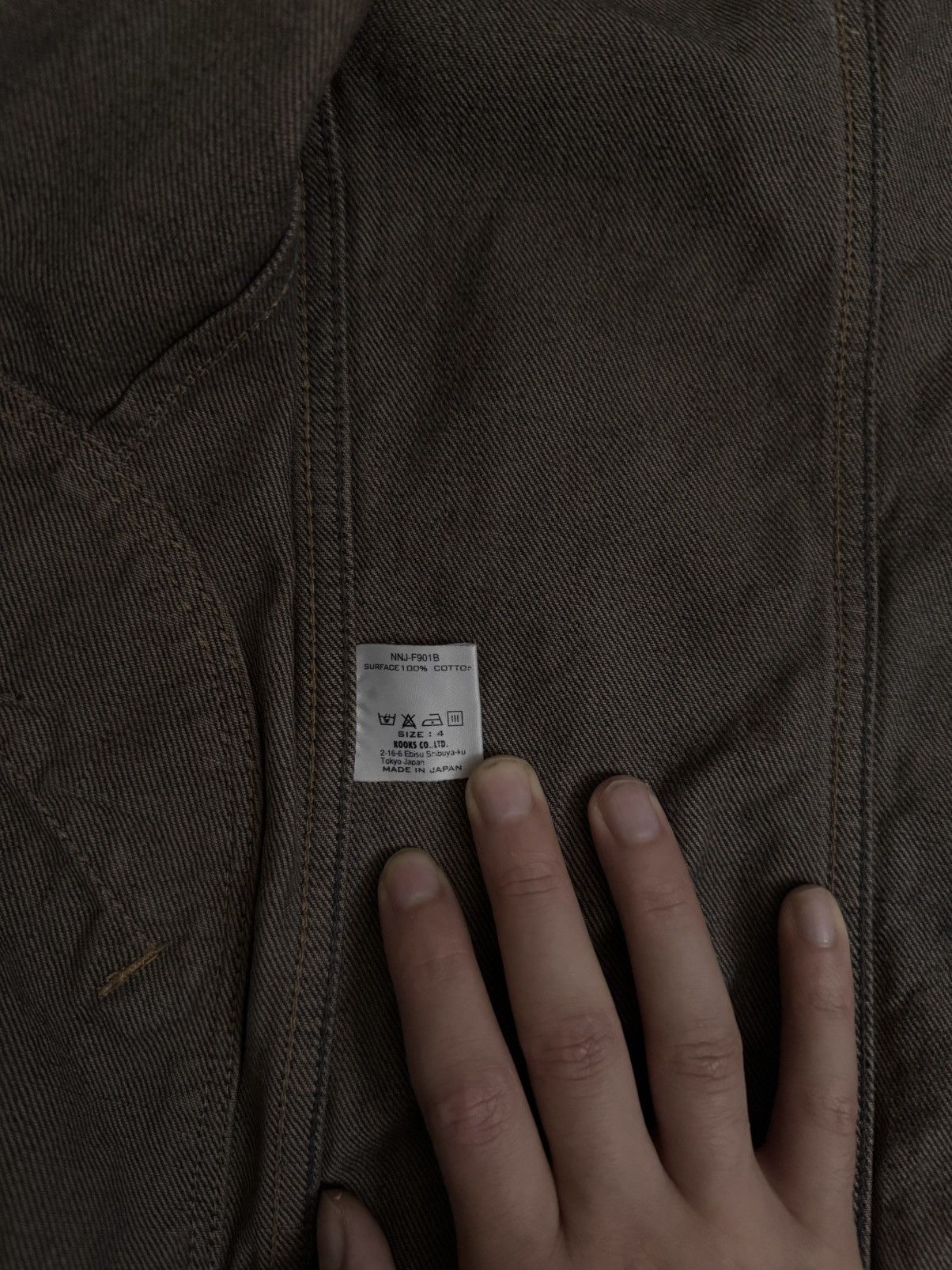 Number (N)ine FW09 “A Closed Feeling” Mudwash Pain Trucker - Takahiro Size US M / EU 48-50 / 2 - 5 Thumbnail