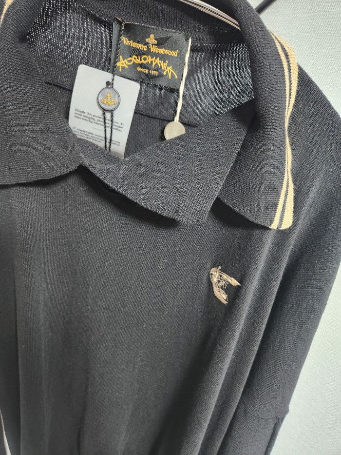 Vivienne Westwood Vivienne westwood squiggle knit polo shirt Size ONE SIZE - 6 Thumbnail