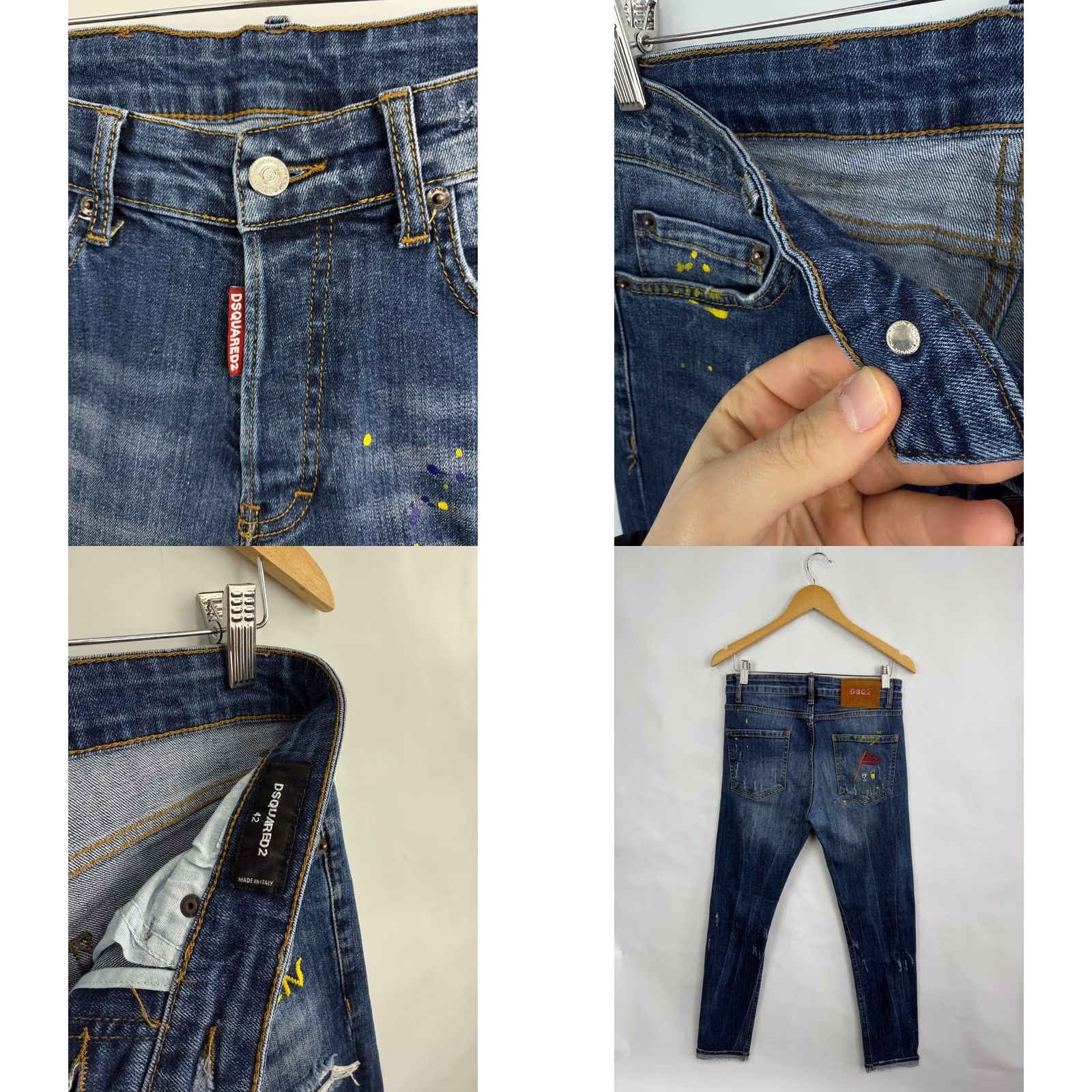 Dsquared2 Dsquared2 Jeans Made In Italy Rare Retro Hype Y2K Size 42 Blue Mens Jeans Size US 42 / EU 58 - 8 Thumbnail