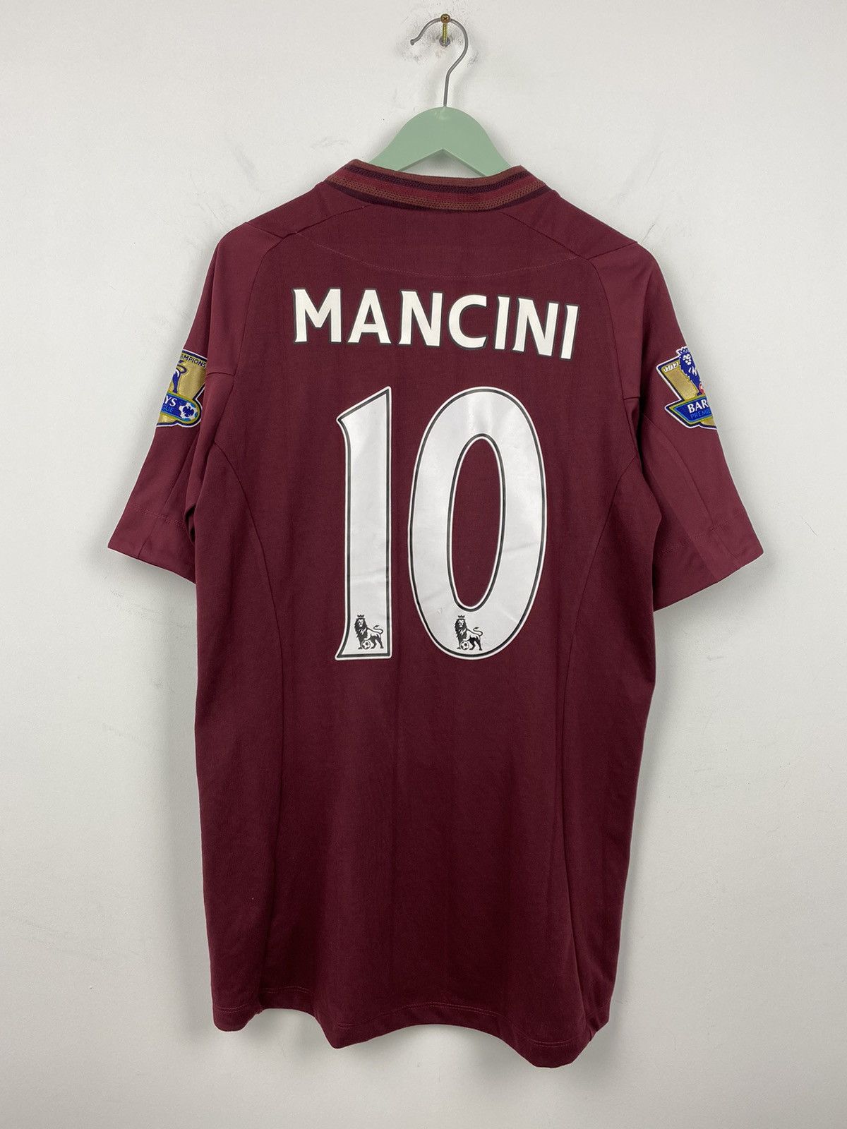 Umbro Manchester City 2012 2013 Away Mancini Soccer Jersey PSG Size US M / EU 48-50 / 2 - 2 Thumbnail
