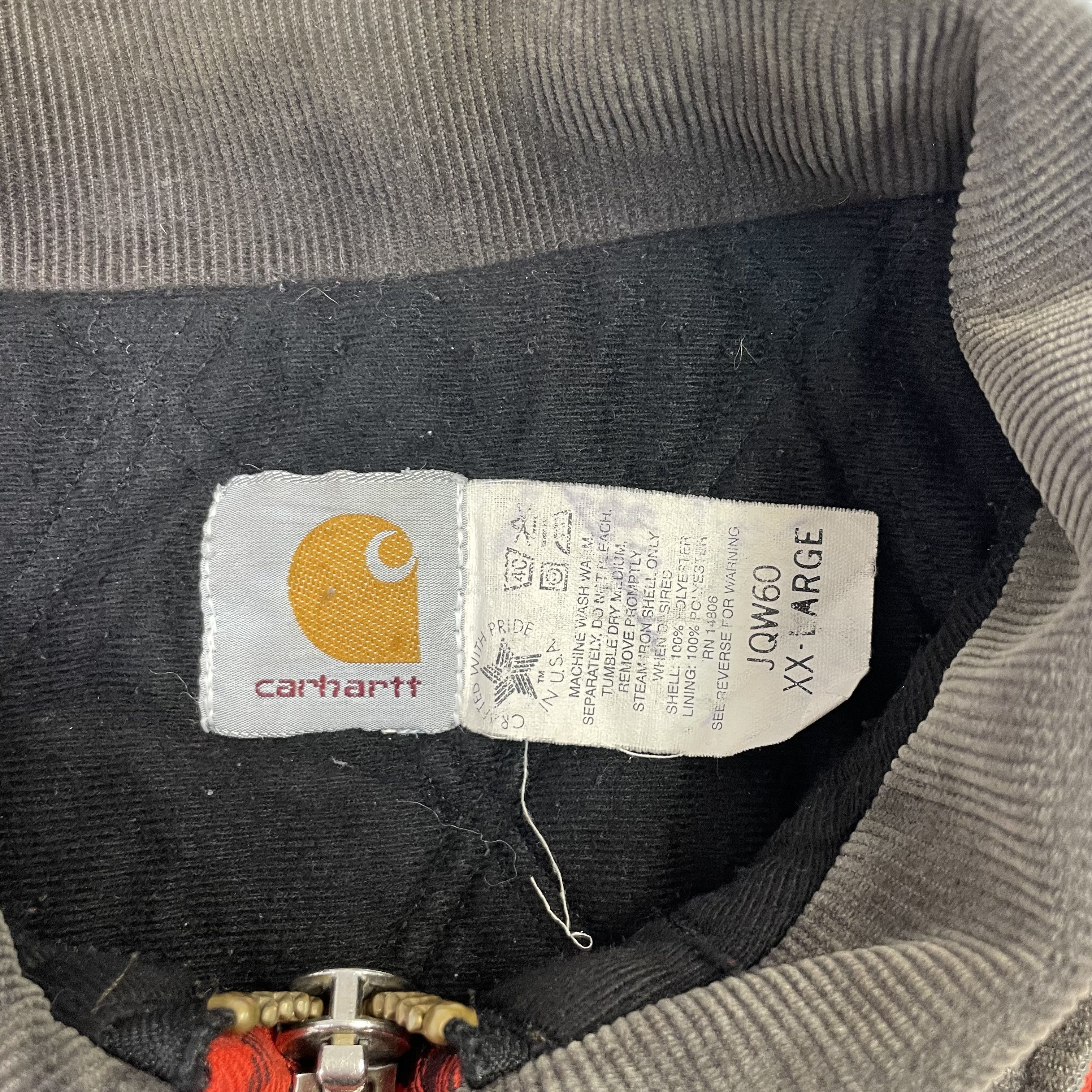 Carhartt × Vintage Vintage 80s Plaid Carhartt insulated jacket Thrashed Size US XXL / EU 58 / 5 - 2 Thumbnail