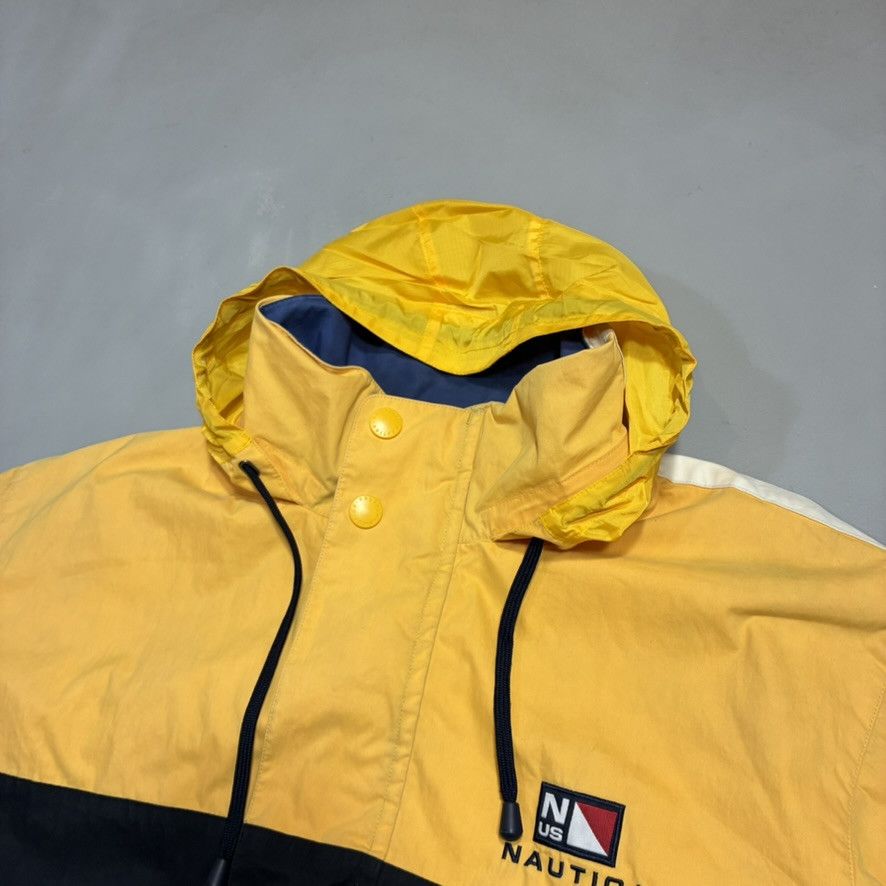 Nautica Vintage 90s Nautica Reversible Sailing Jacket Yellow/Blue Size US L / EU 52-54 / 3 - 9 Thumbnail