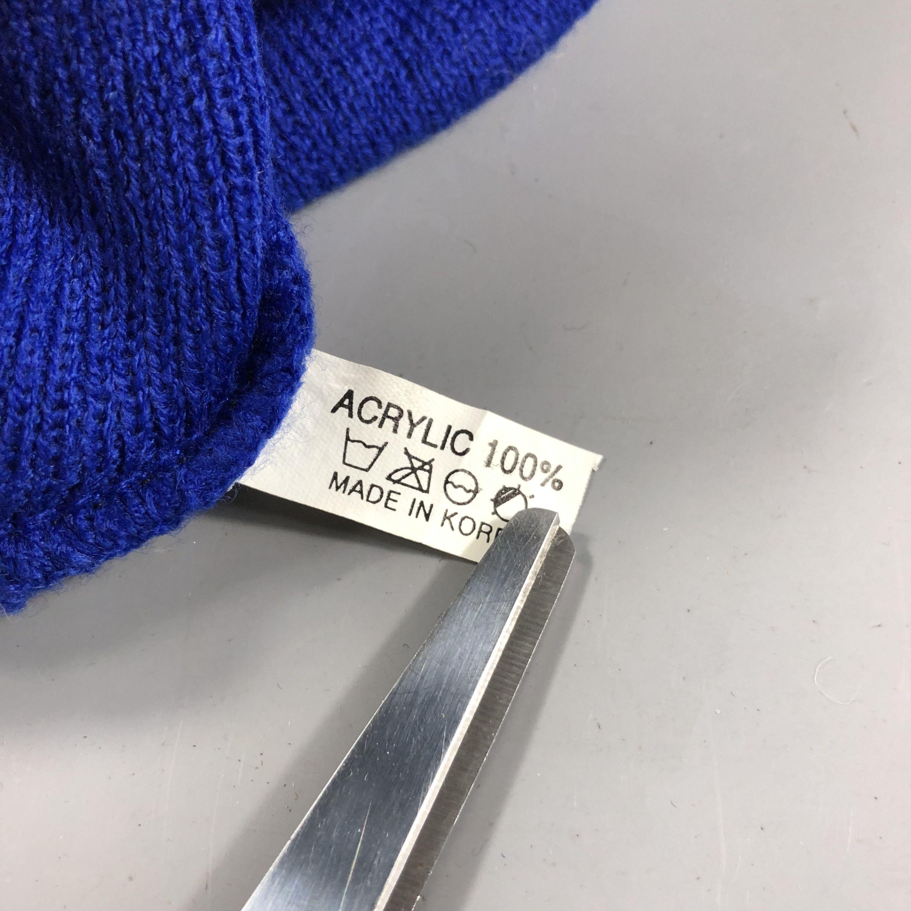 Vintage ANAP Blue Beanie Snowcap Snow Hat B893 Size ONE SIZE - 5 Thumbnail