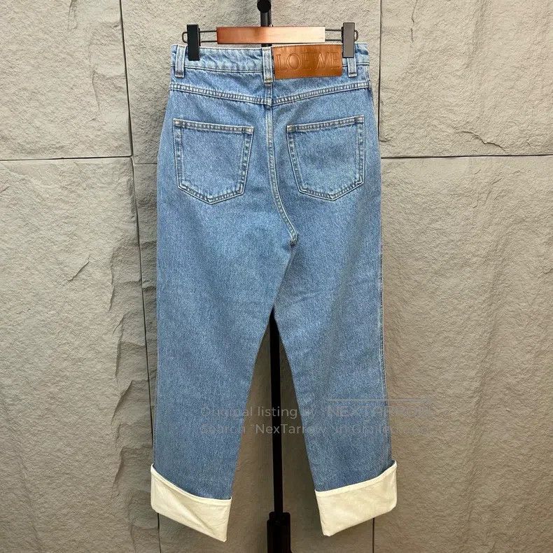 Loewe Loewe Back Leather Patch Logo Jeans Size 27" / US 4 / IT 40 - 2 Thumbnail
