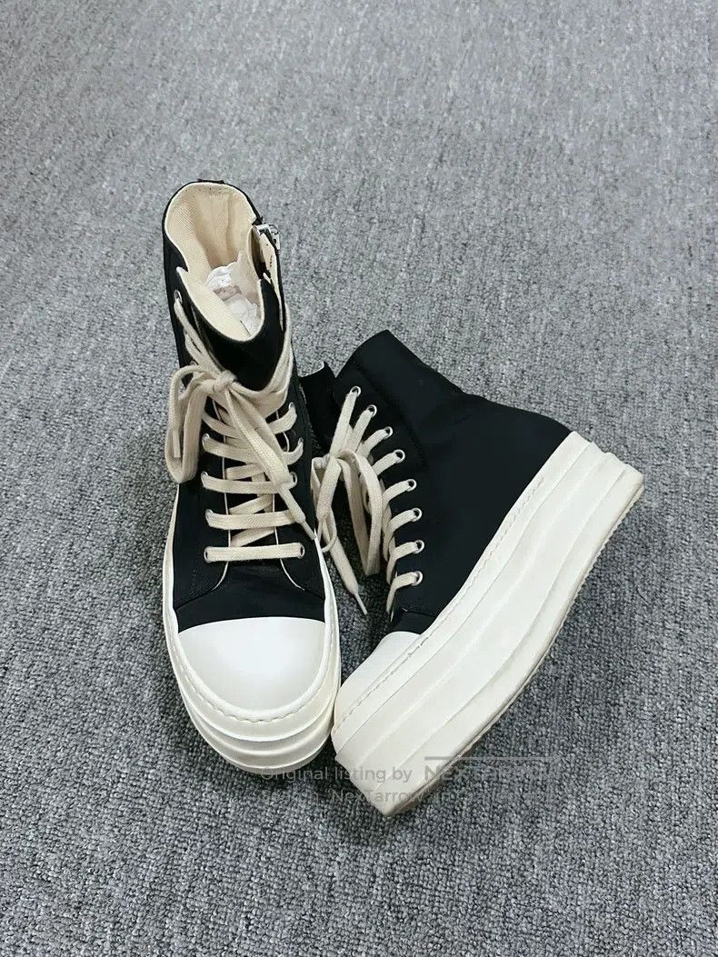 Rick Owens Rick Owens Top-tier thick sole Converse Size US 5.5 / EU 38 - 2 Thumbnail