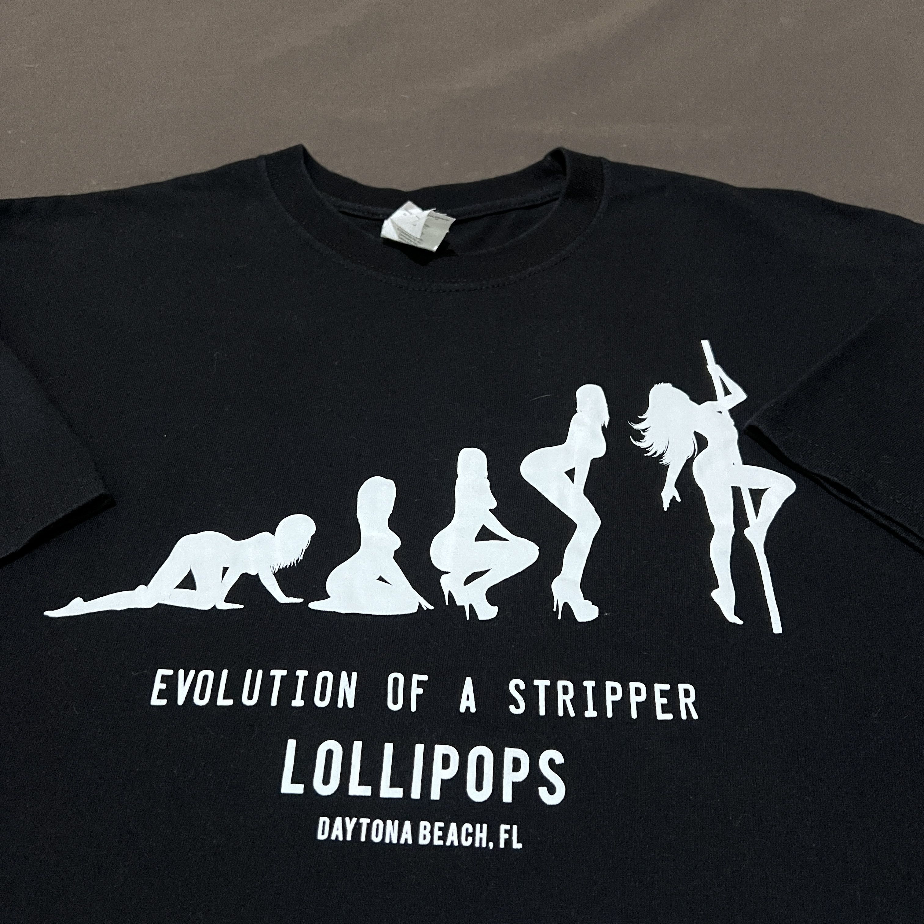 Vintage Vintage Y2K Evolution of a Stripper Promo Tee Pornstars Size US L / EU 52-54 / 3 - 1 Thumbnail