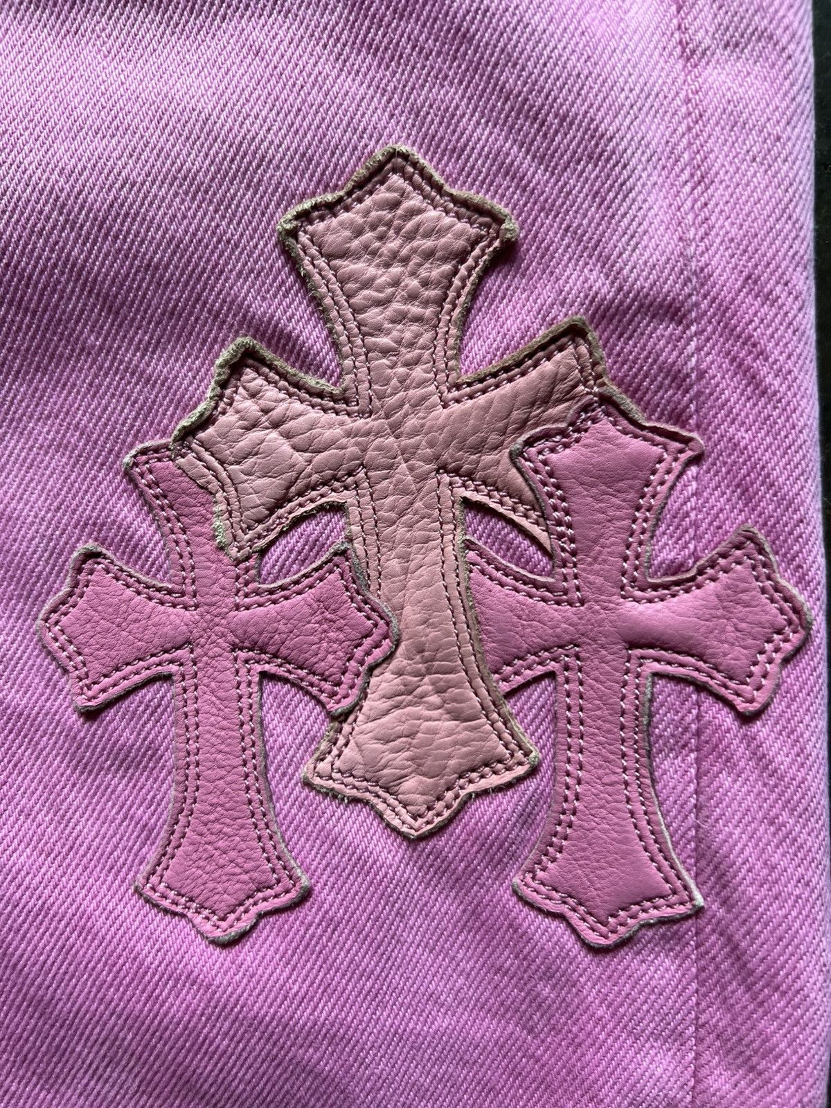 Chrome Hearts SOLD Chrome hearts pink denim Size US 34 / EU 50 - 2 Thumbnail