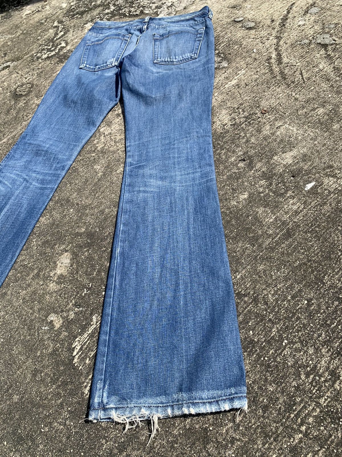 Diesel × Le Grande Bleu (L.G.B.) Steal 🔥 Flare diesel distressed bootcut jeans Size 27" / US 4 / IT 40 - 15 Thumbnail