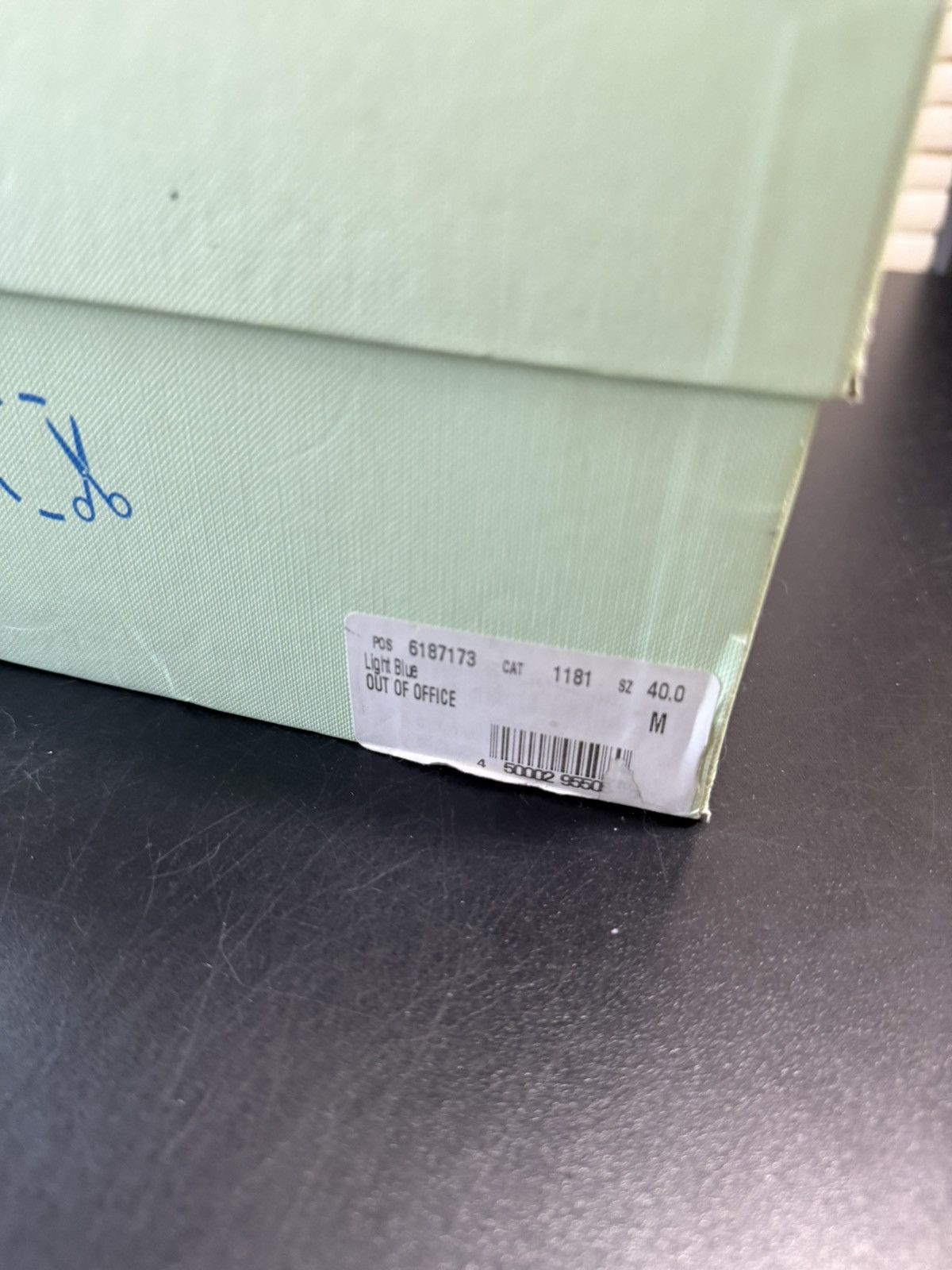 Off-White Out of Office Light Blue Size 40/ 7 US