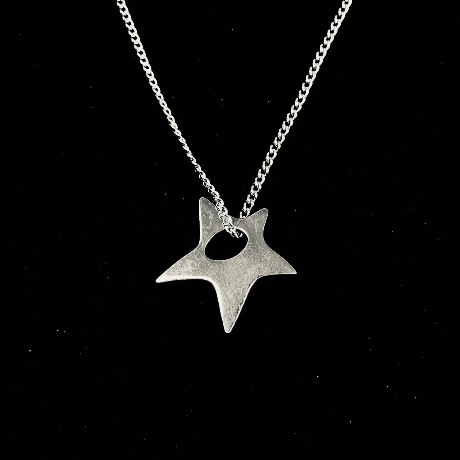 Jewelry Chain Star Necklace Y2K Pop Punk Grunge Size ONE SIZE - 1 Thumbnail