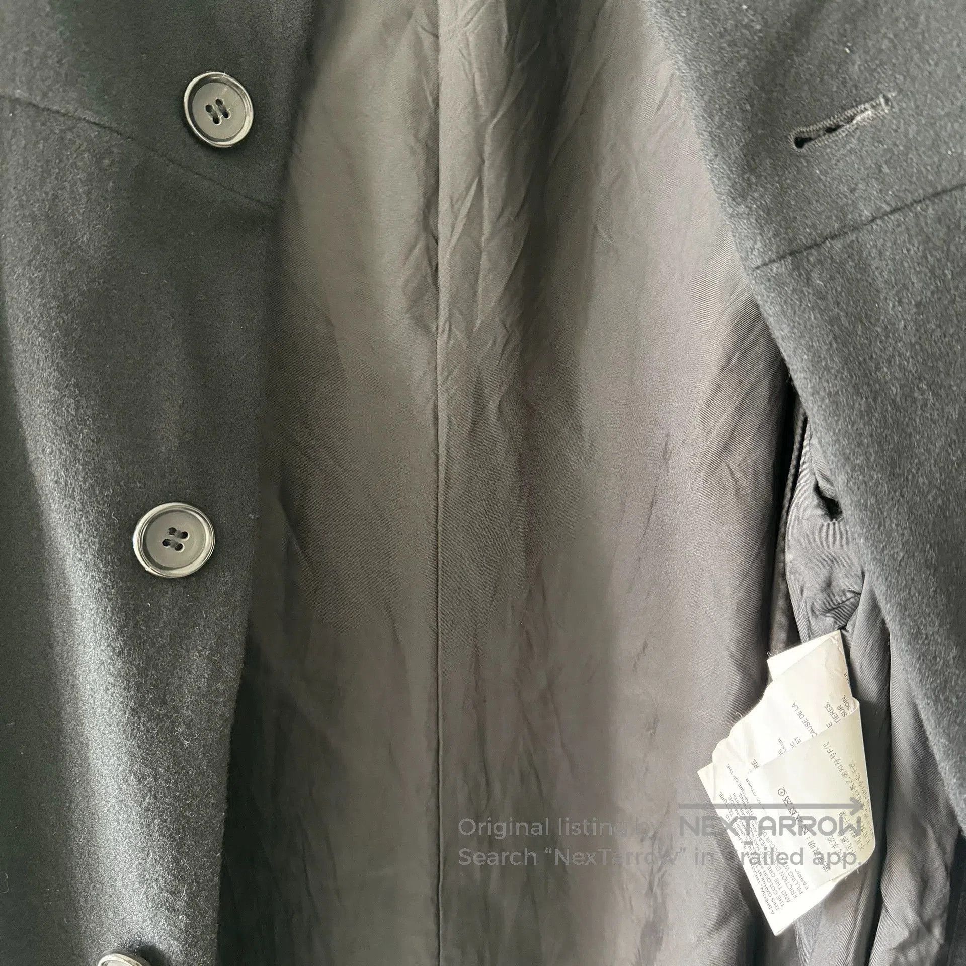 Comme des Garcons comme des garcons black wool coat xs. Size US XS / EU 42 / 0 - 6 Thumbnail