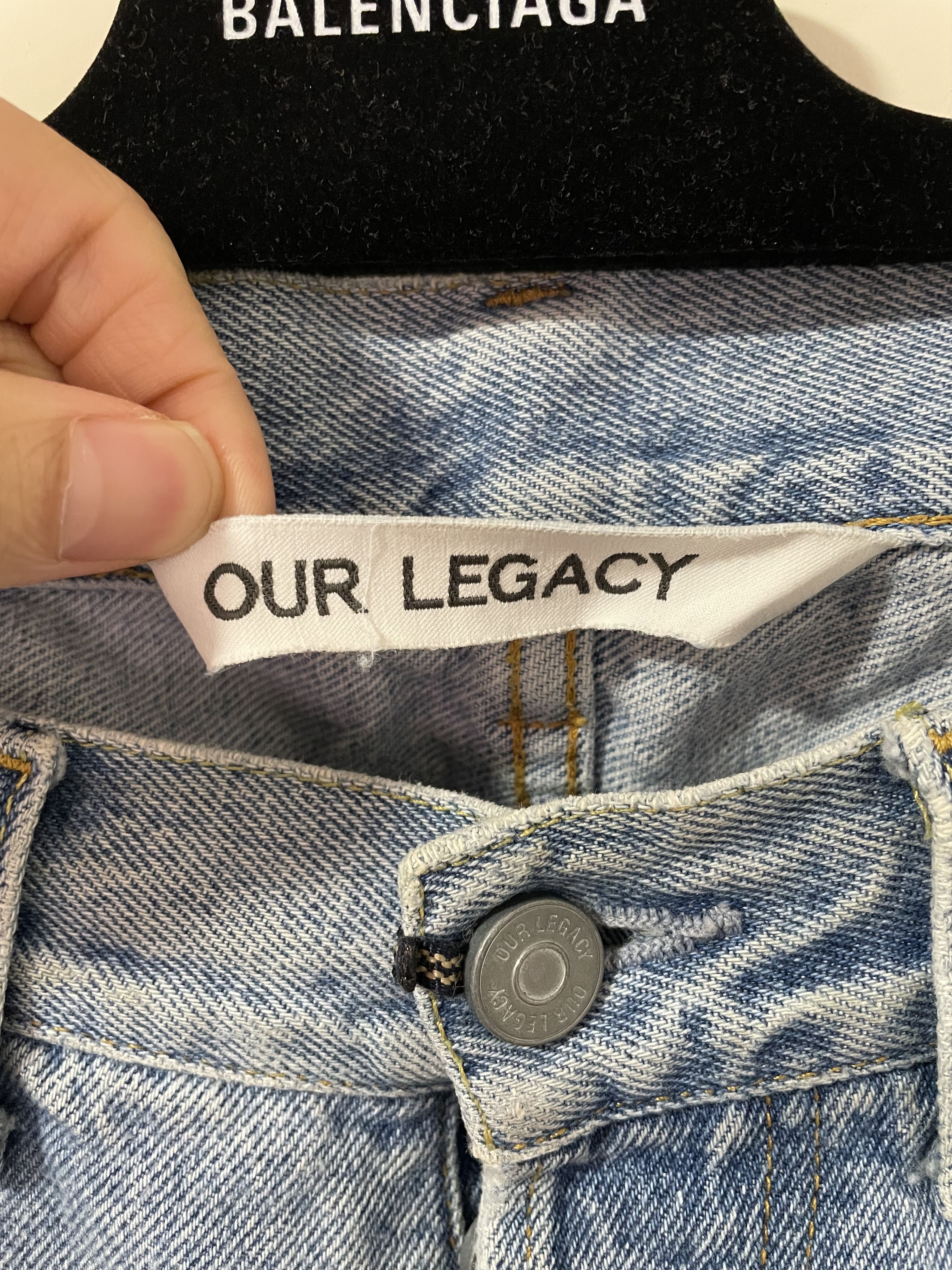 Our Legacy First Cut Light Vintage Wash Jeans Size US 31 - 7 Thumbnail
