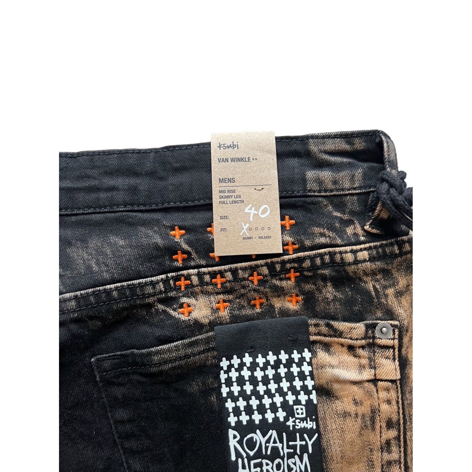 Ksubi Ksubi Jeans Mens Van Winkle Skinny Leg Black $260 Size 40/32 Size US 40 / EU 56 - 7 Thumbnail