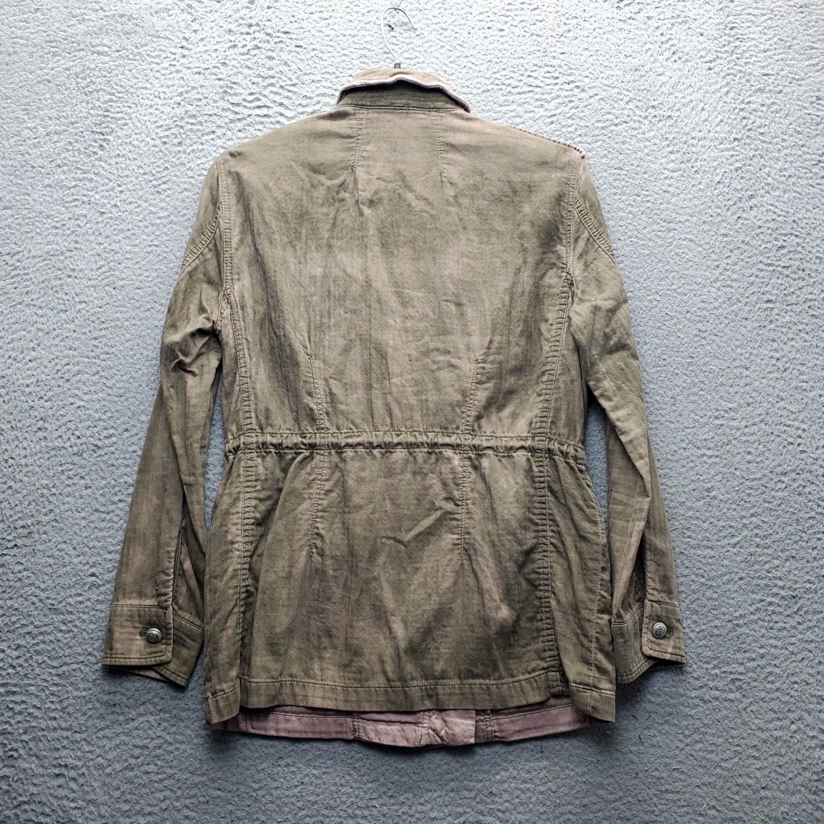 Free People Free People Not Your Brother's Military Jacket Womens XS Multicolor Oversized Shirt Mens Women? Size XS / US 0-2 / IT 36-38 - 2 Thumbnail